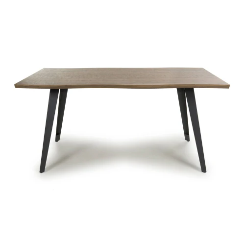 Nassau Medium Natural Curved Dining Table - Image 4