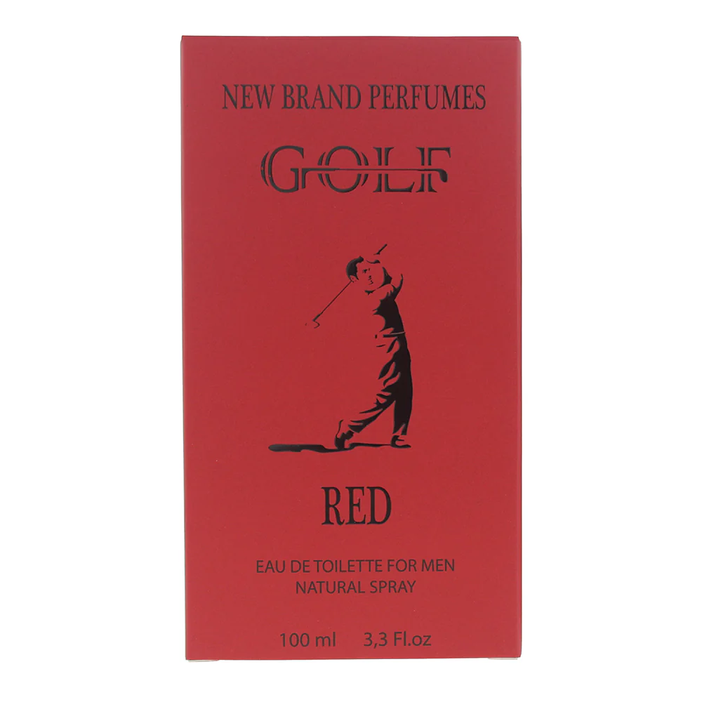 New Brand Golf Red For Men Eau De Toilette 100ml - Image 4