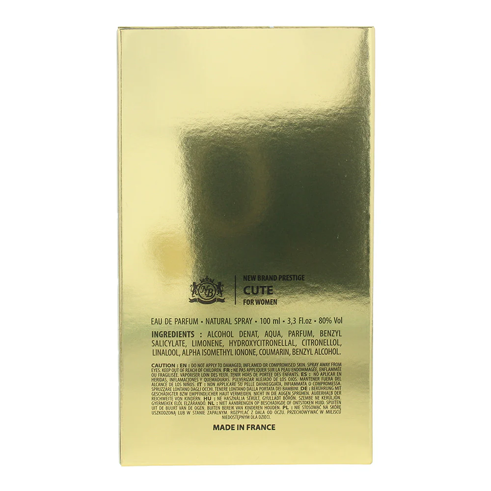New Brand Prestige Cute Eau de Parfum 100ml - Image 3