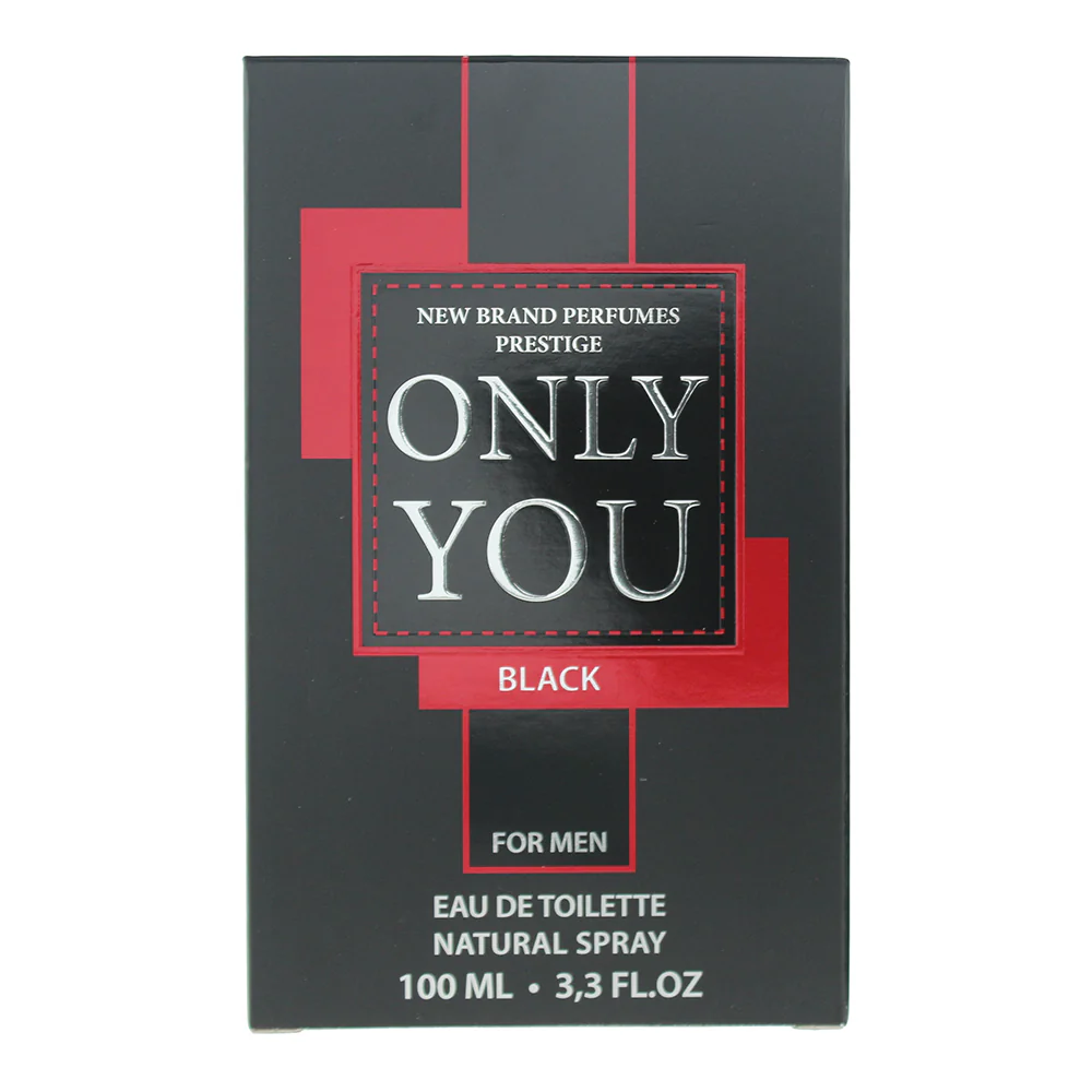 New Brand Prestige Only You Black Eau De Toilette 100ml - Image 3