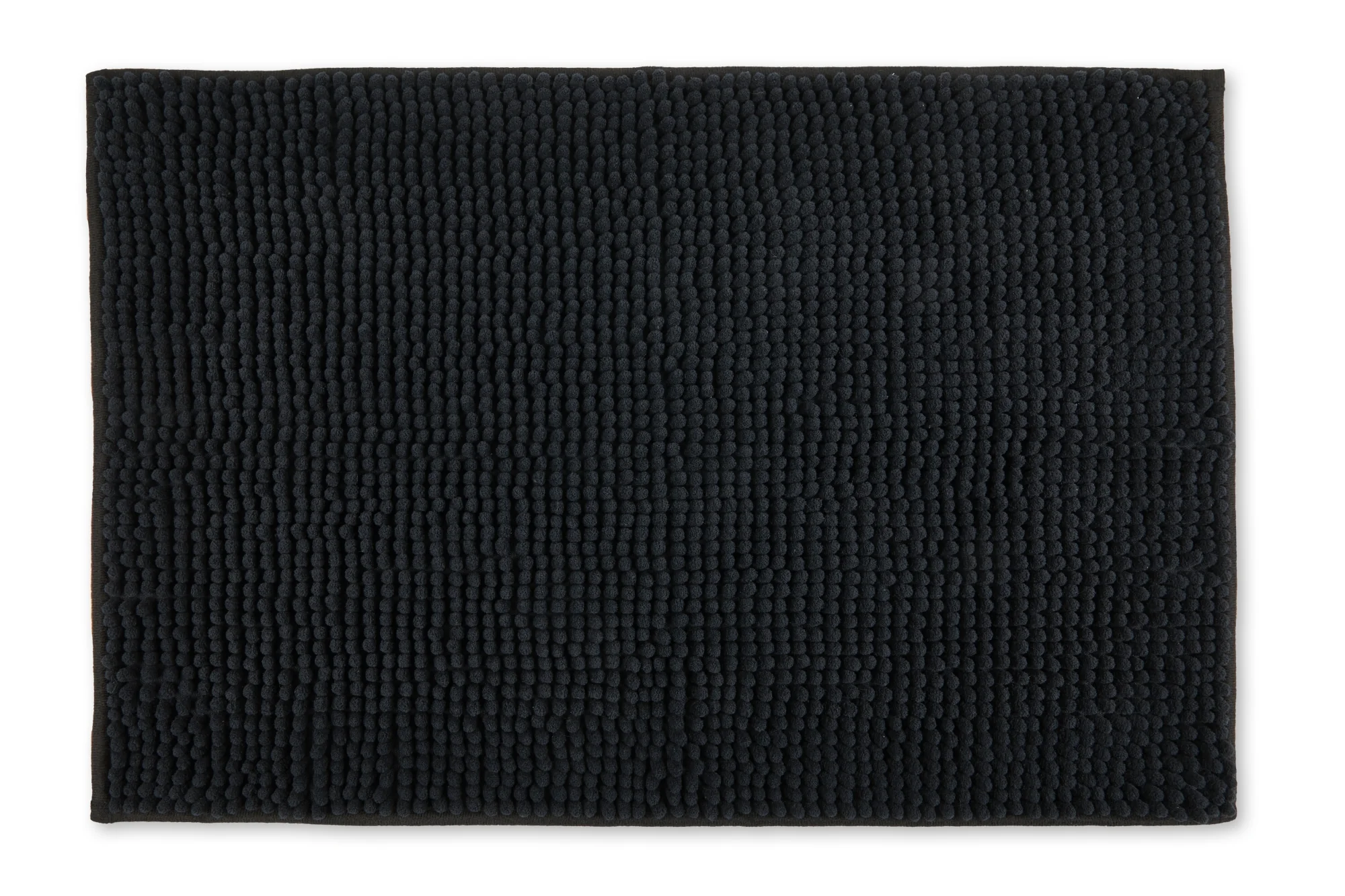 Noodle Soft Touch Non-Slip Bathroom Rug in Black - Image 2