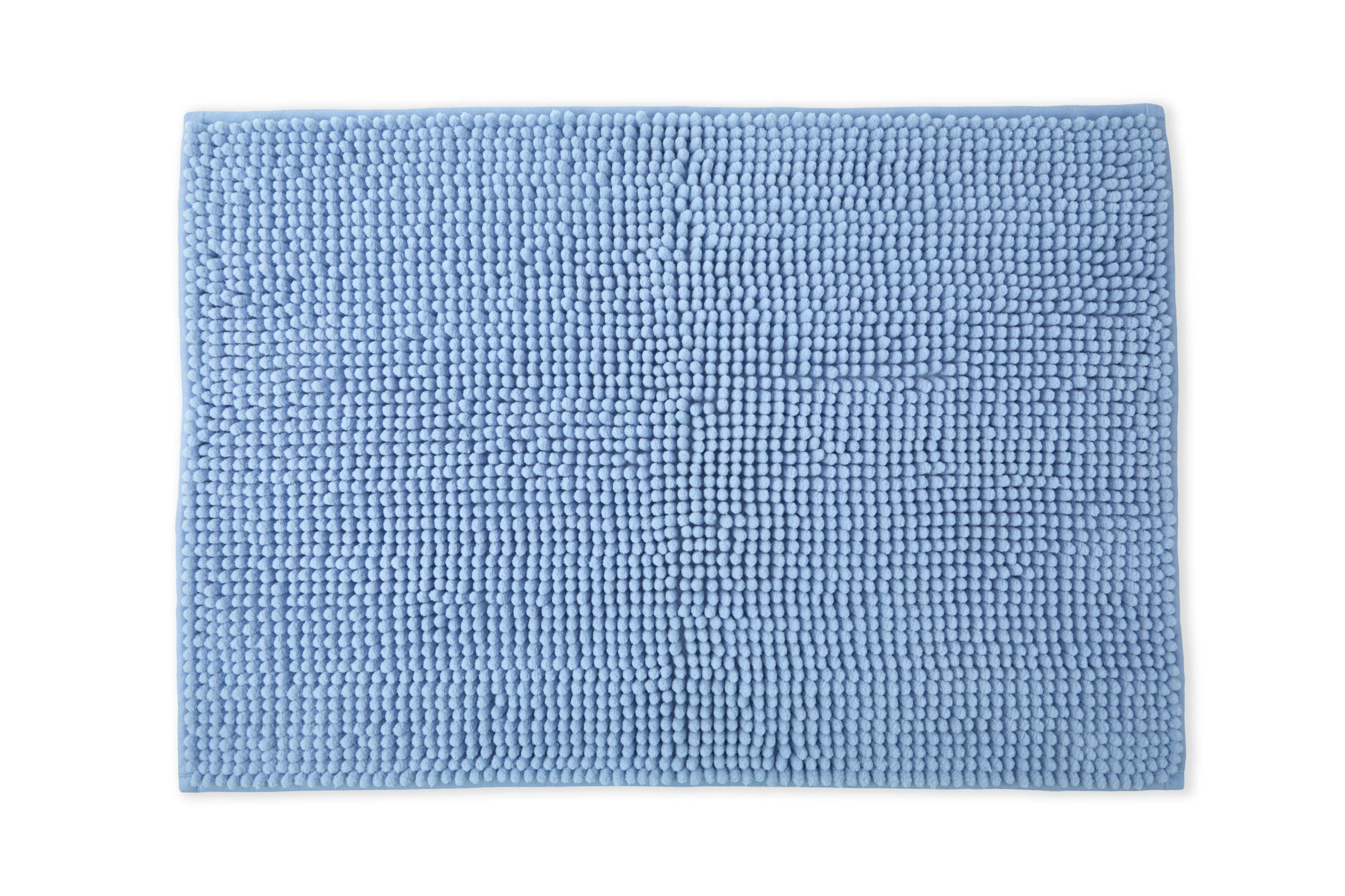 Noodle Soft Touch Non-Slip Bathroom Rug in Blue - Image 2