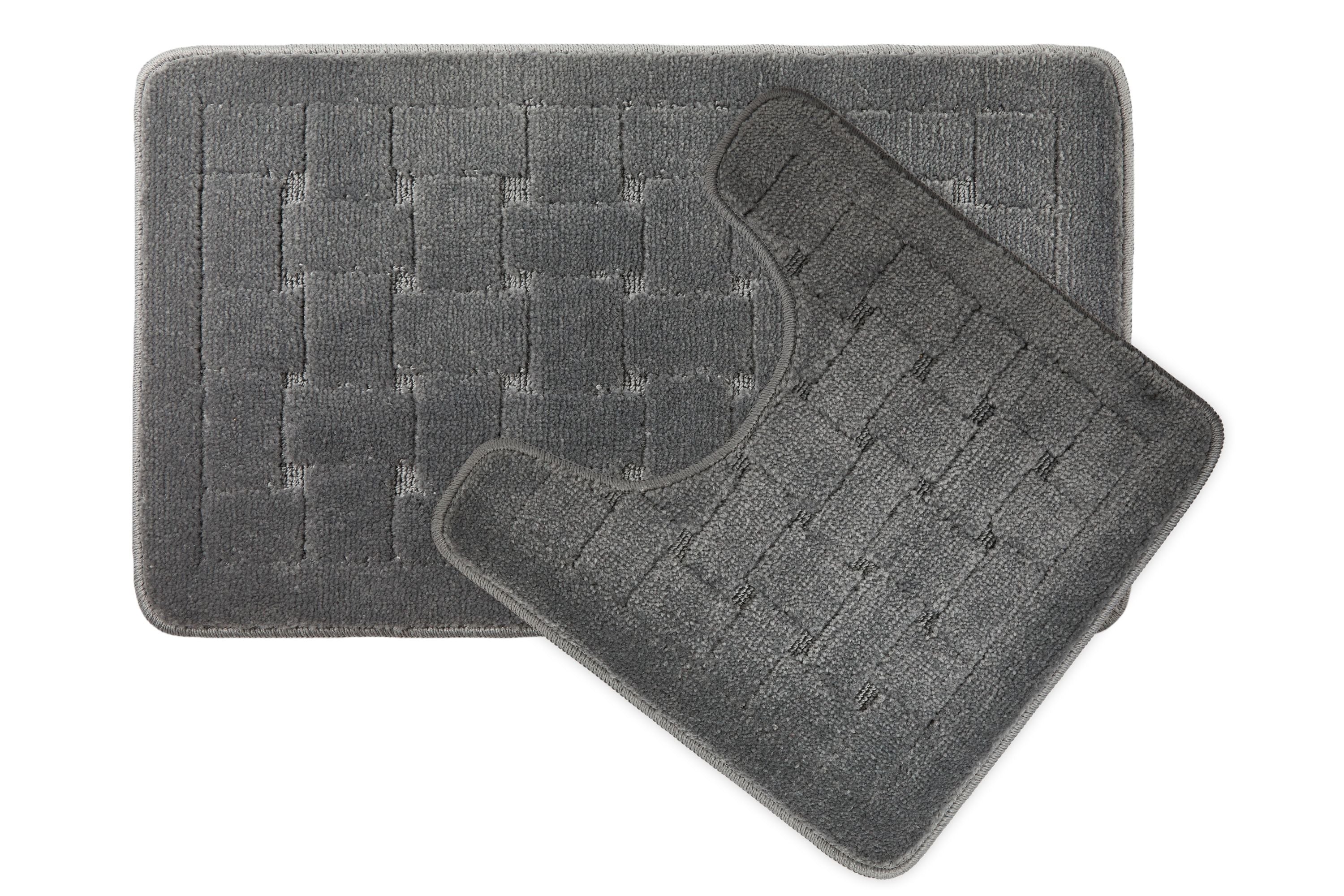 Orkney - Crosshatch 2 Pc Bath Set in Silver