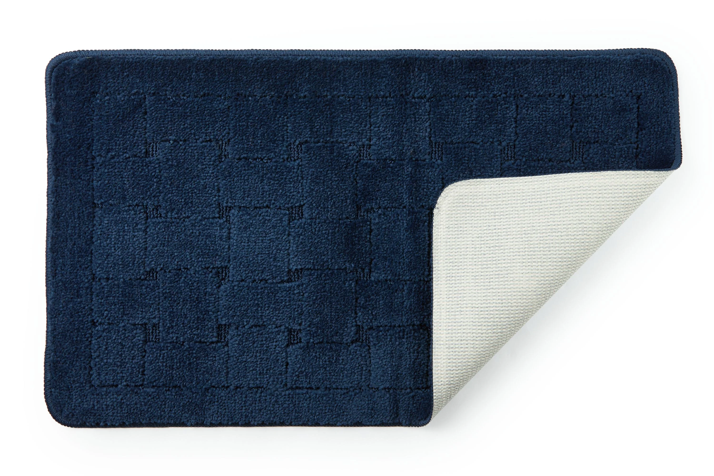Orkney - Crosshatch Bath mat in Navy - Image 5