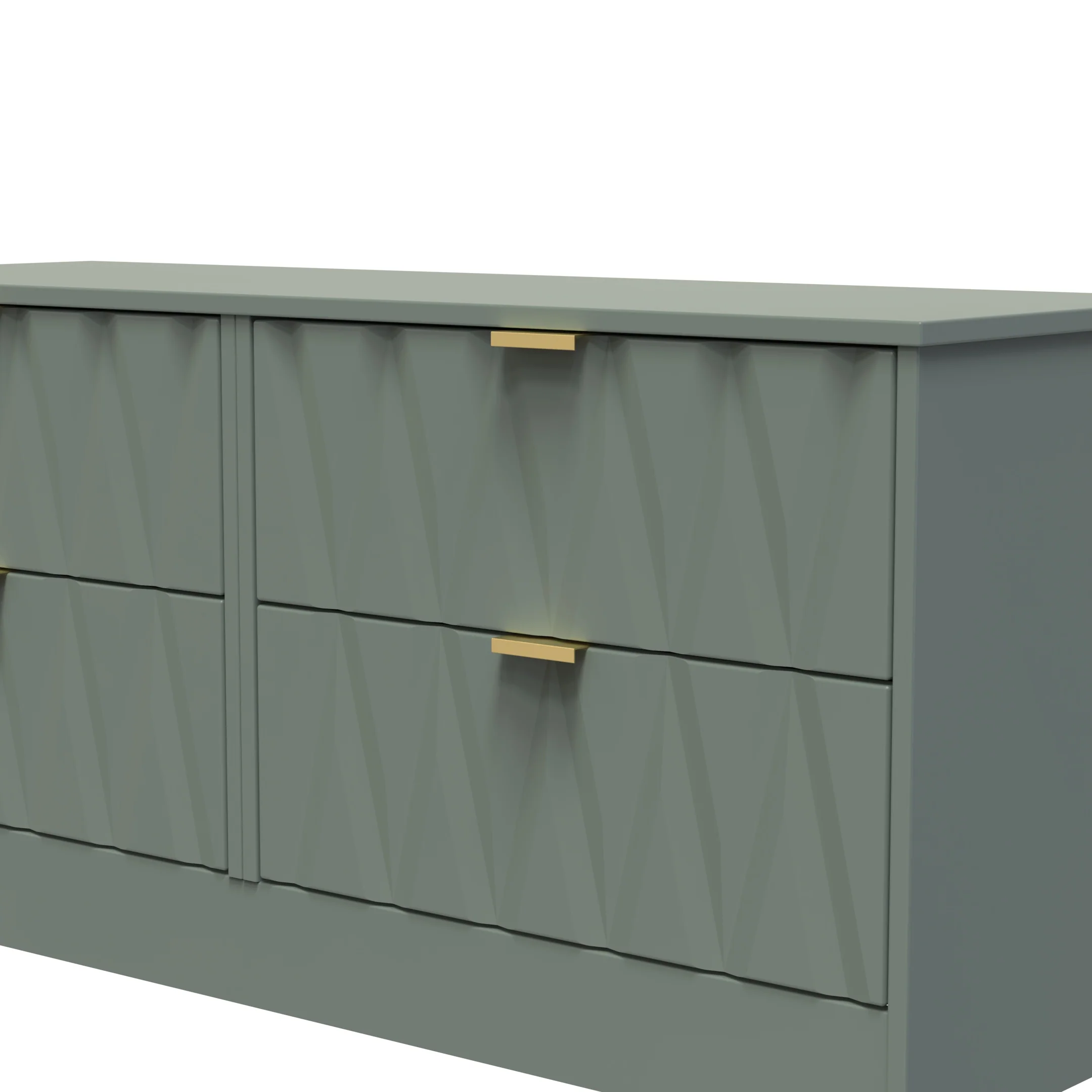 Ottawa Ready Assembled 4 Drawer Bed Box in Reed Green - Image 4