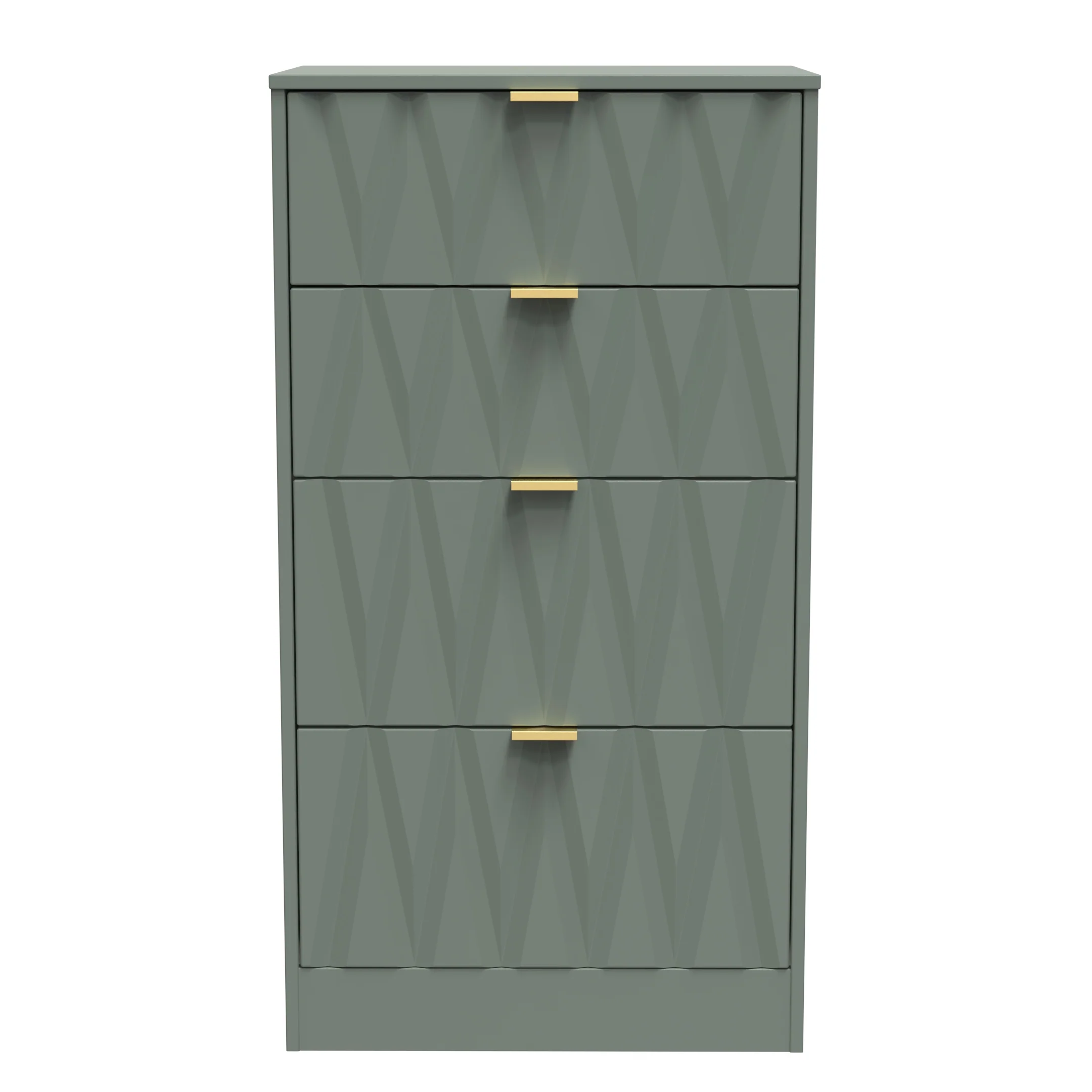 Ottawa Ready Assembled 4 Drawer Deep Midi Chest in Reed Green