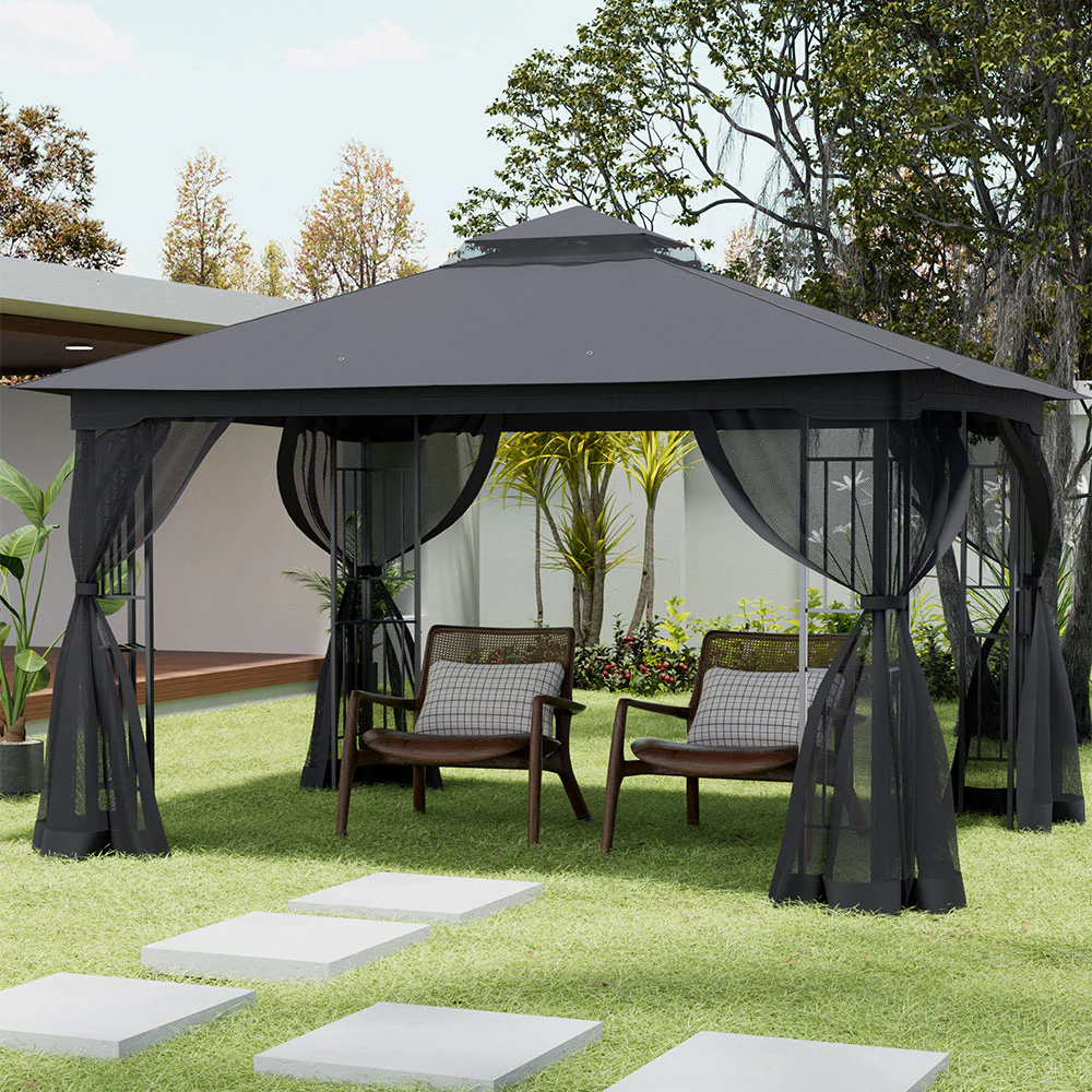 Outdoor Garden Gazebo Shade Canopy - Image 2