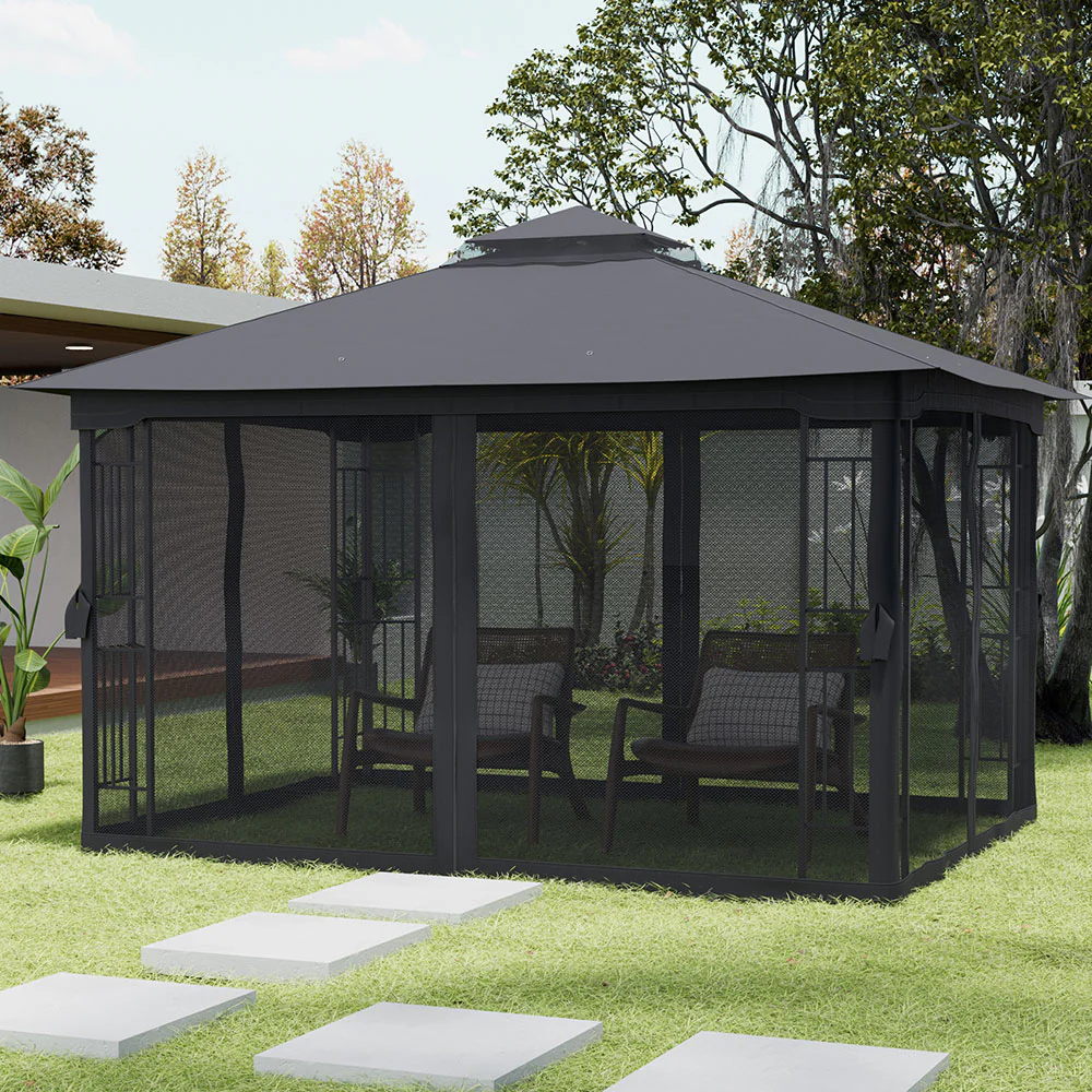 Outdoor Garden Gazebo Shade Canopy - Image 3