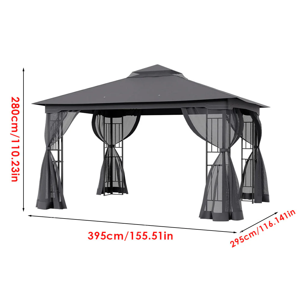 Outdoor Garden Gazebo Shade Canopy - Image 9