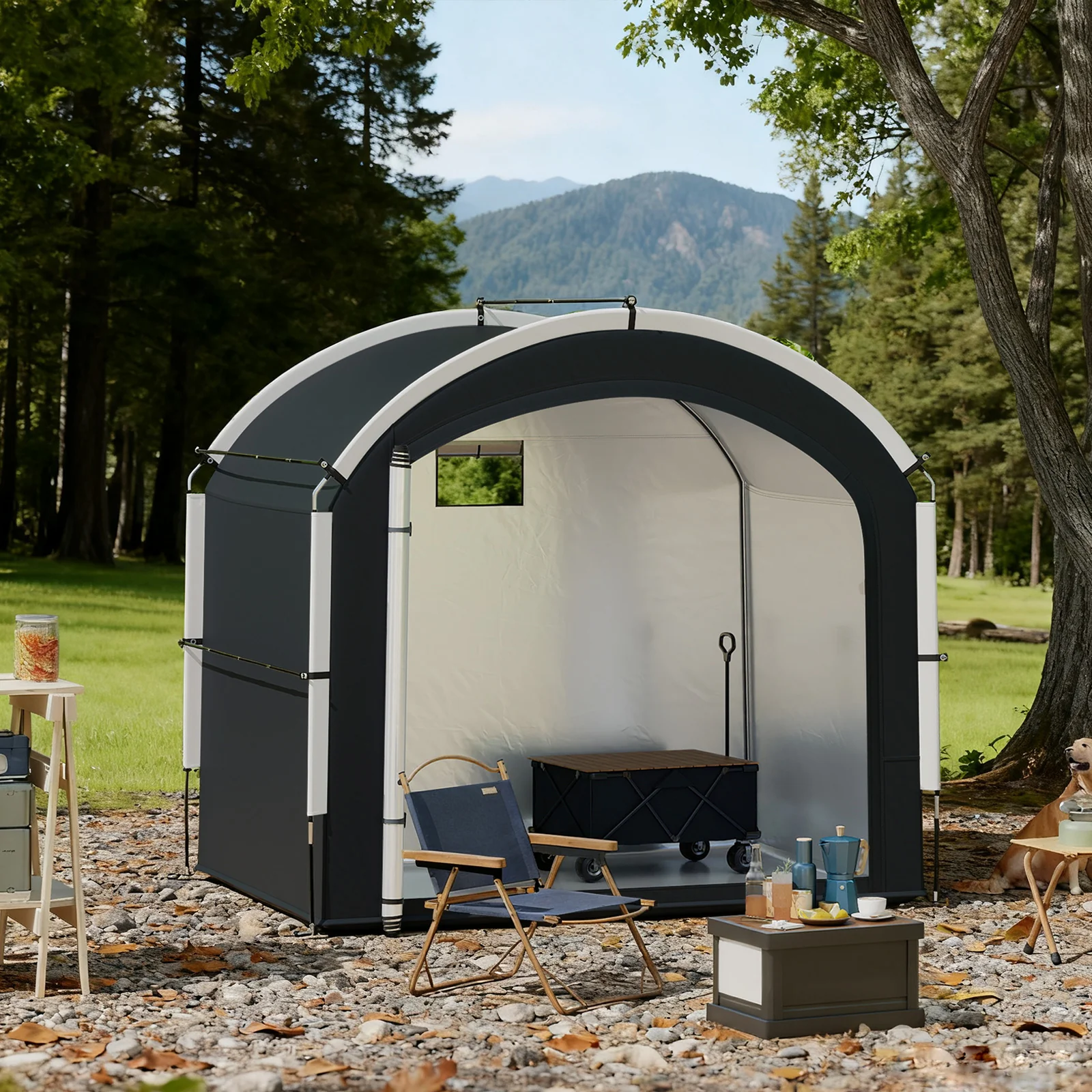 Outdoor Portable Bicycle Cover Shelter With Waterproof And Oxford Fabric - Image 6