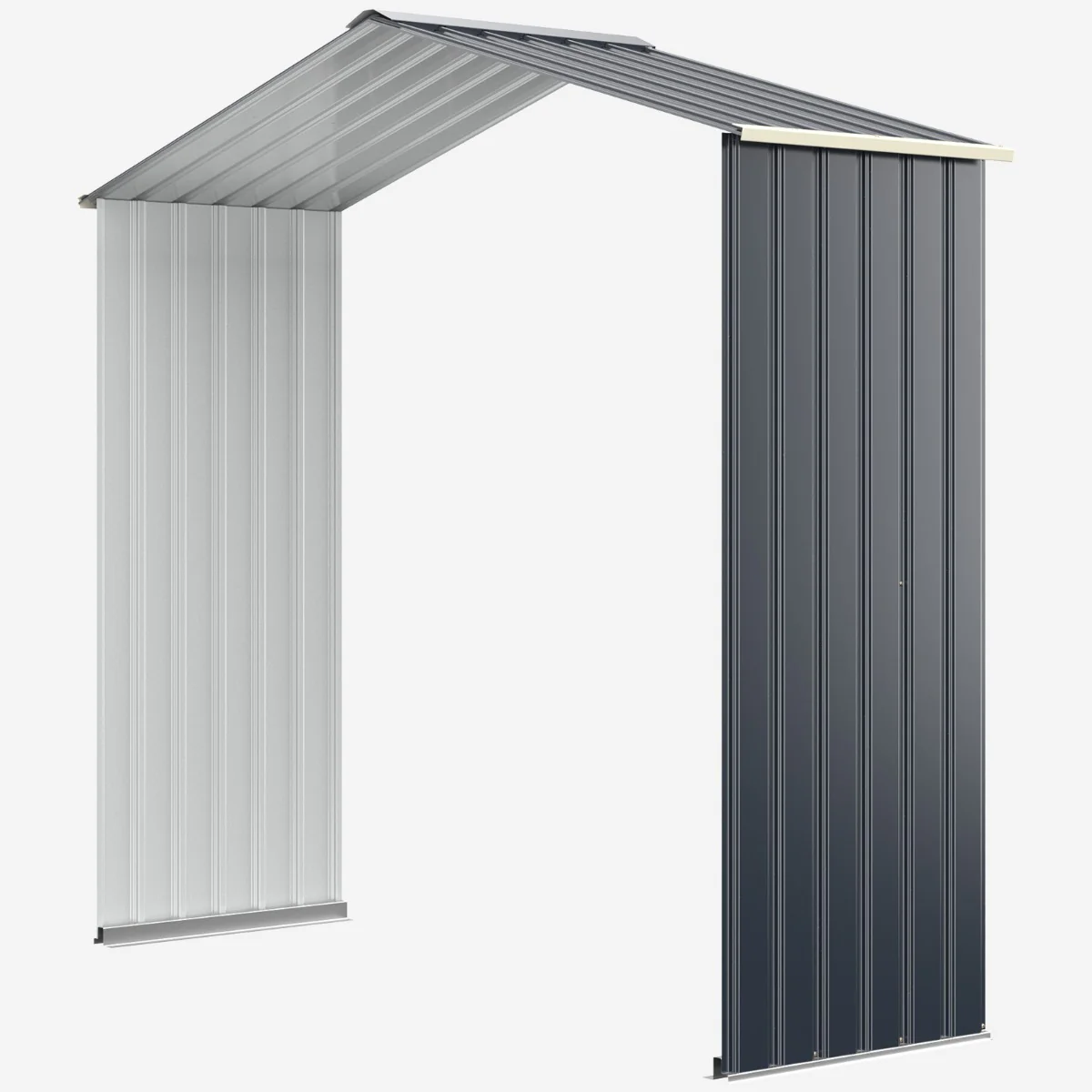 Outdoor Storage Shed Extension Kit For 195 Cm Shed Width