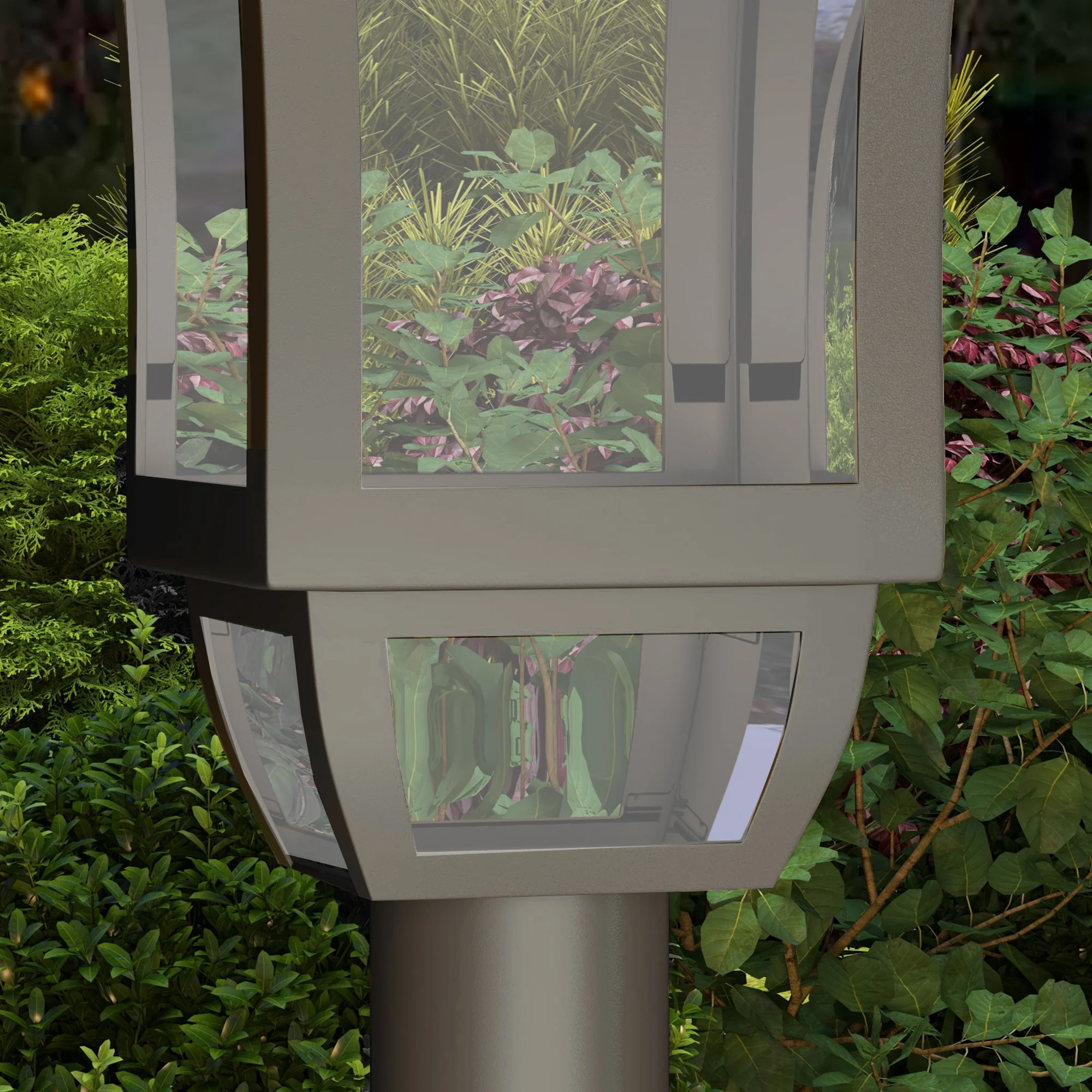 Outsunny 1.3 M LED Garden Lamp Post Light, Waterproof IP44, Cool White - Image 8