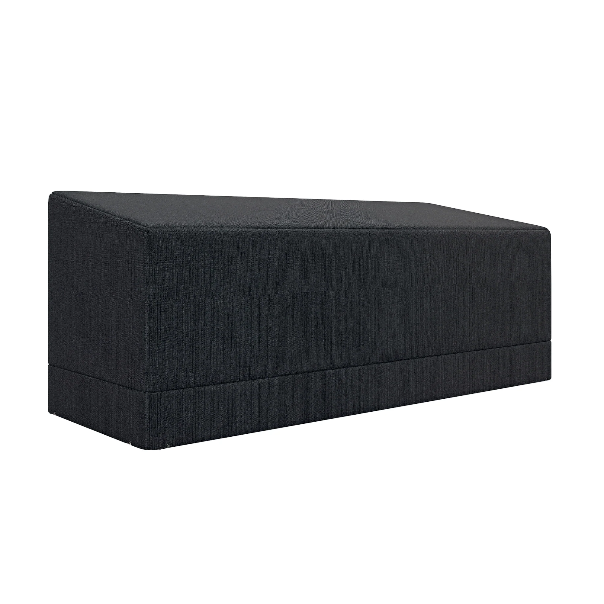 Outsunny 190x72x76cm Rectangular Patio Furniture Cover for Chairs Black