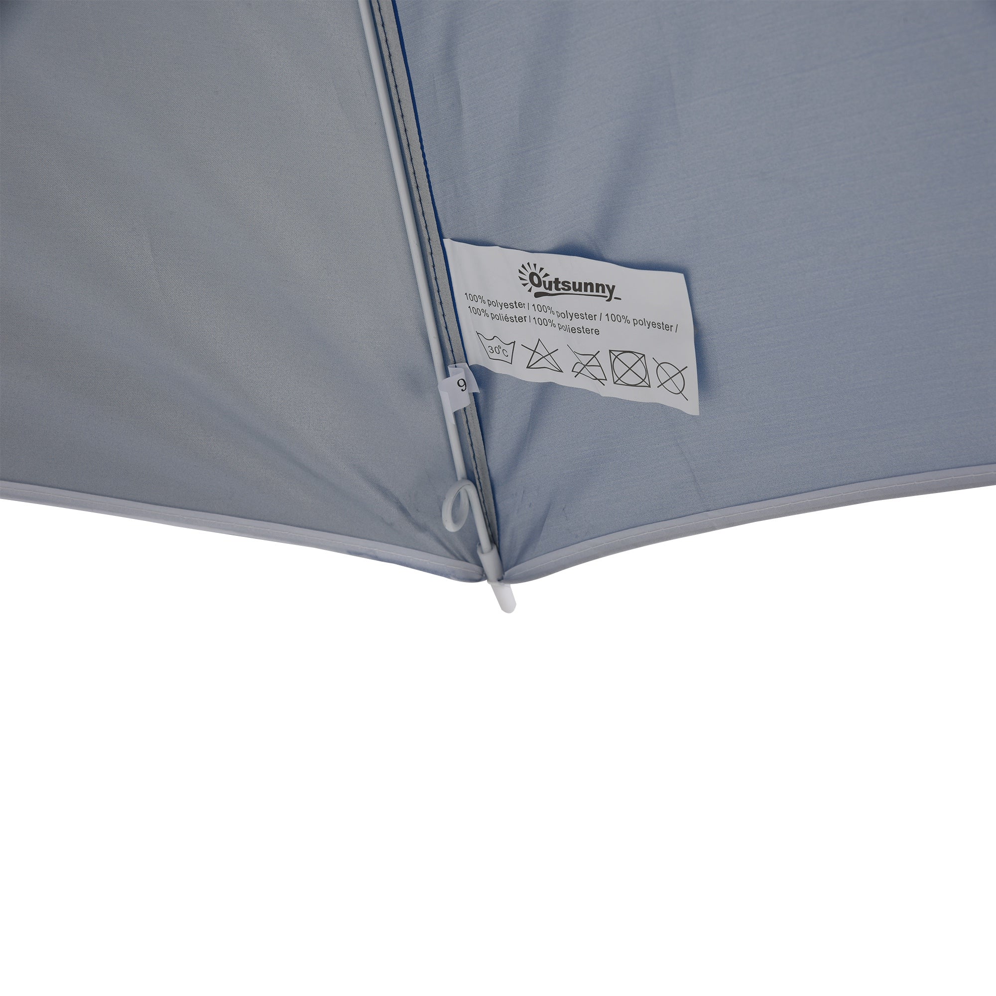 Outsunny 2.2M Outdoor Parasol Fishing Umbrella Beach Sun Shelter w/ Carry Bag - Image 8