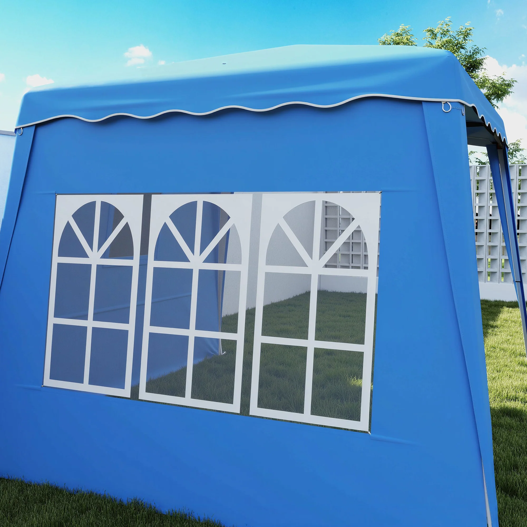 Outsunny 2.4 X 2.4m UV50+ Pop Up Gazebo Canopy Tent With Carry Bag - Image 18