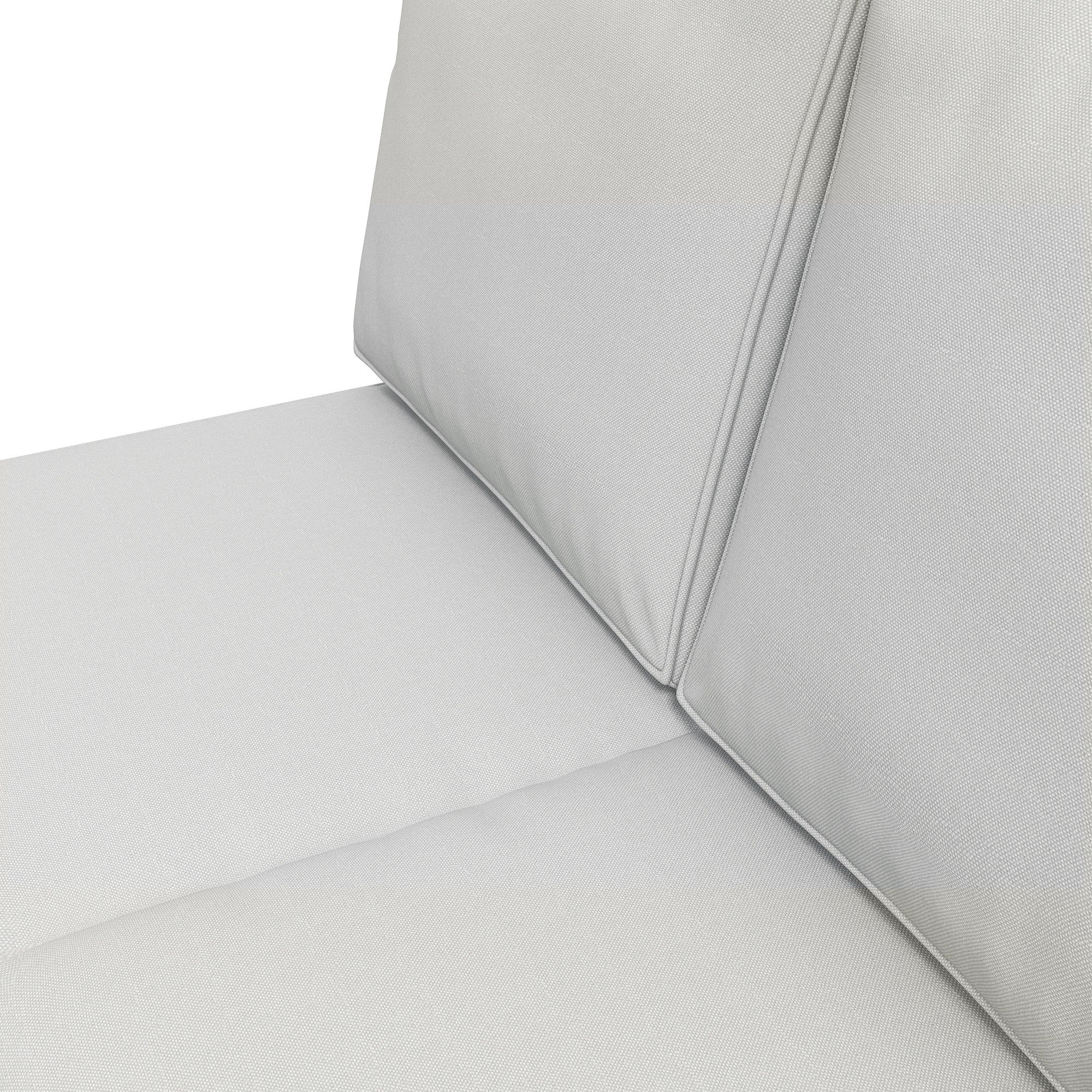 Outsunny 2 Seater Outdoor Seat Cushion with Back, for Garden, Light Grey - Image 9
