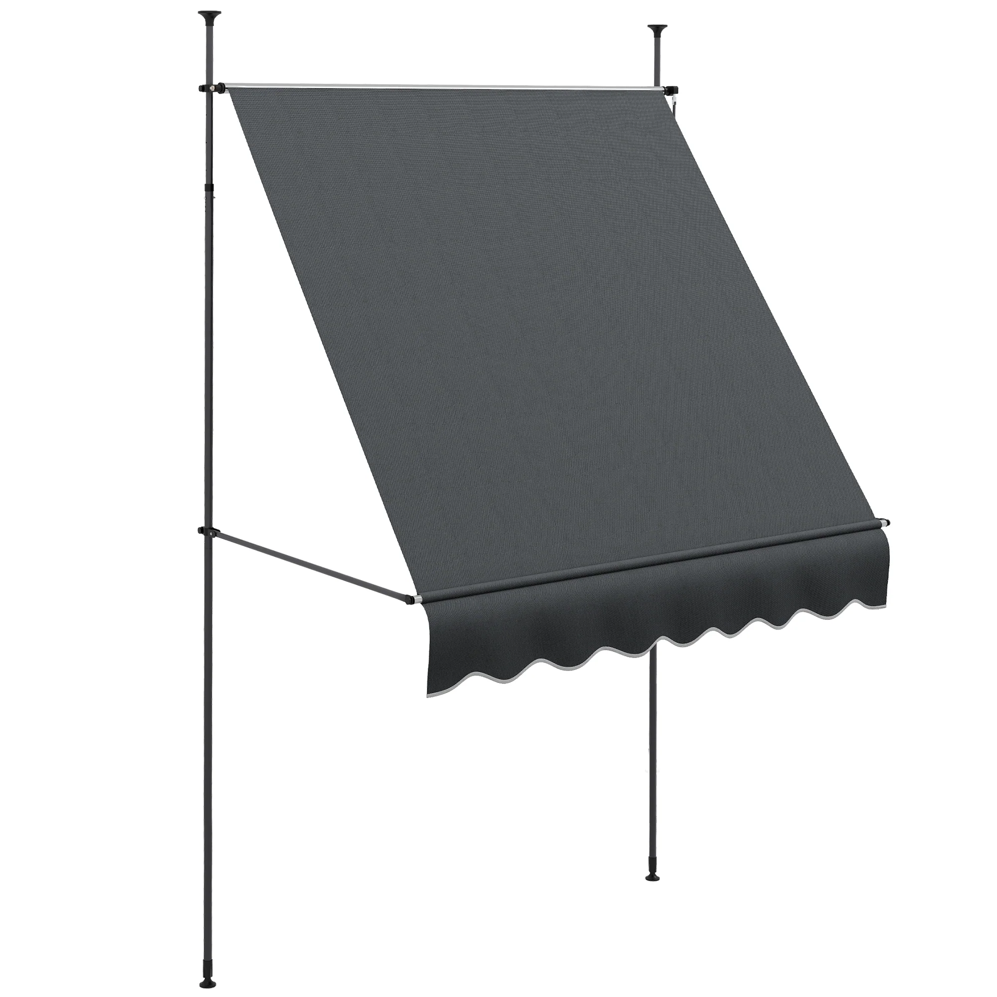 Outsunny Freestanding Retractable Awning, Non-Screw Garden Awning - Image 10