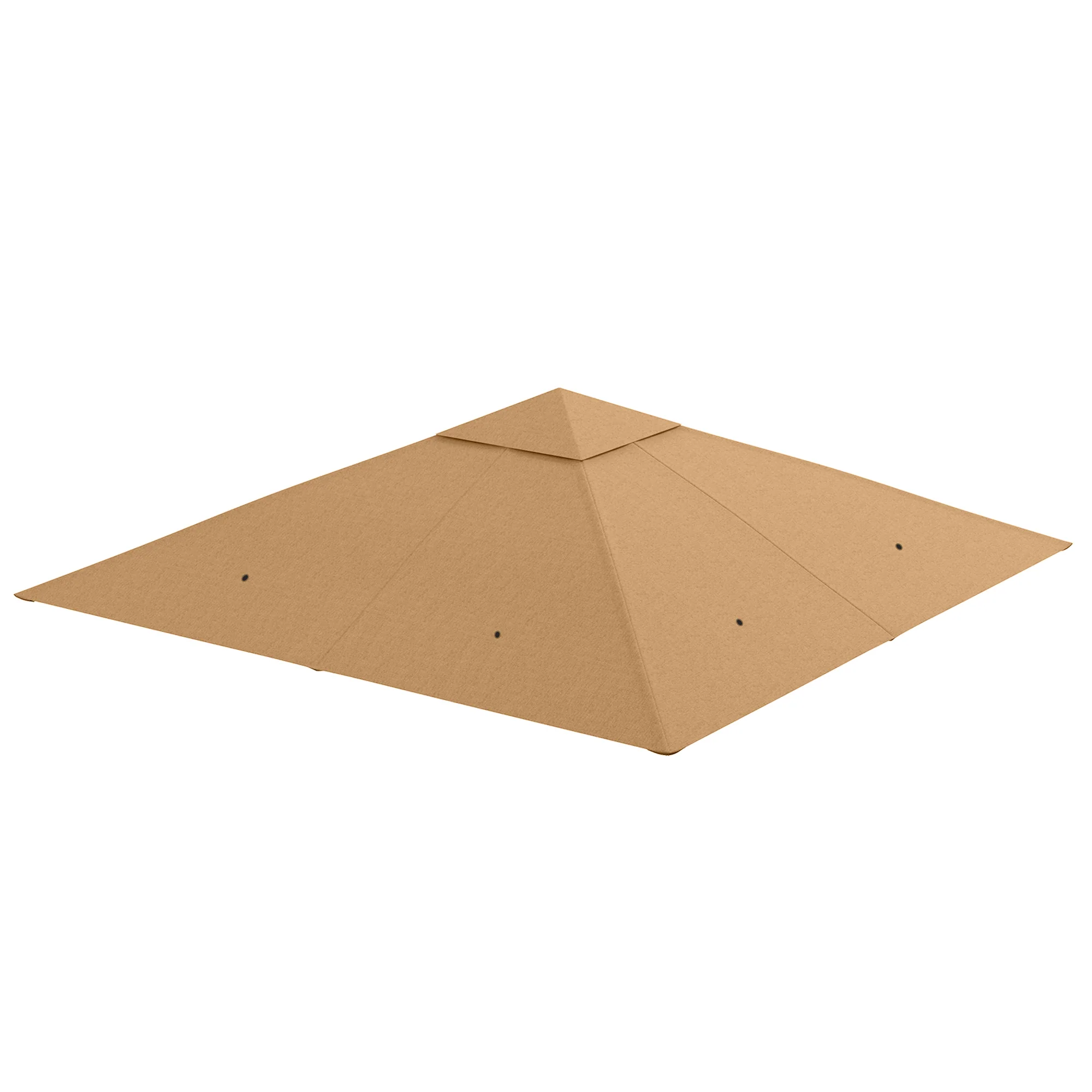 Outsunny 3 x 3 m Gazebo Canopy Replacement Cover, Gazebo Roof Replacement