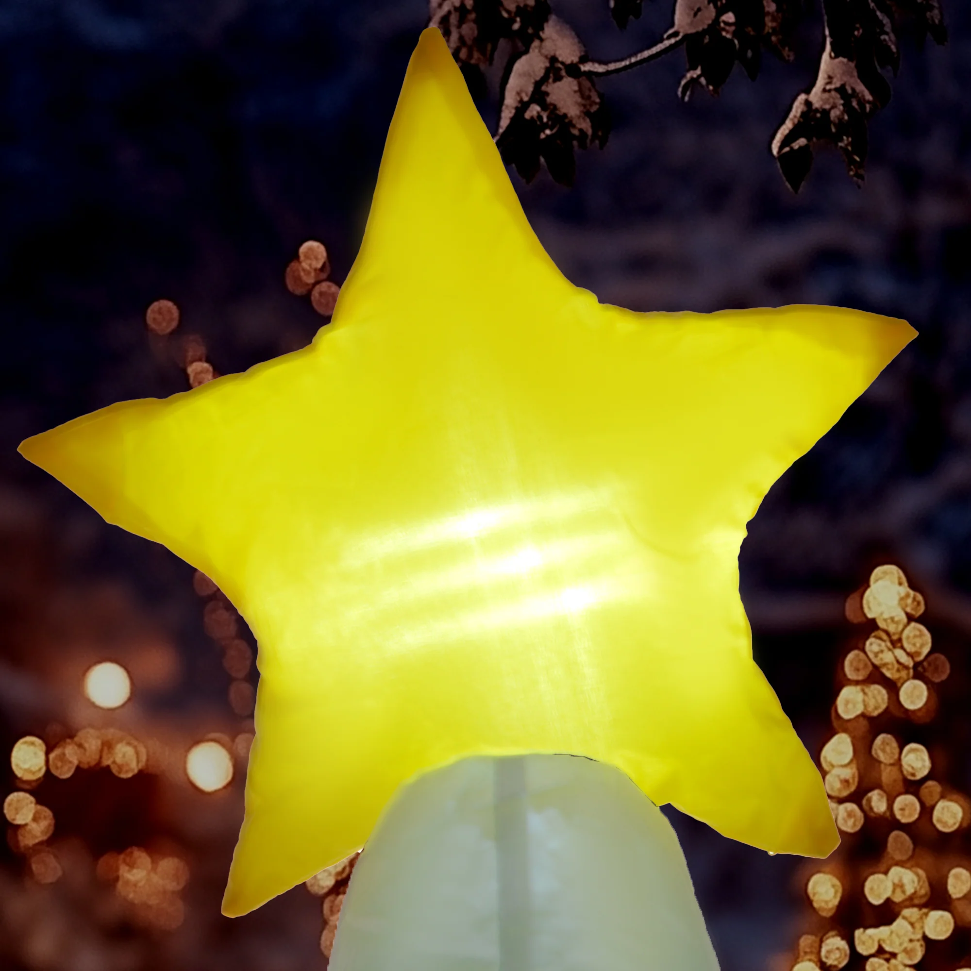 Outsunny 7ft Christmas Inflatable Decoration Santa Claus and Christmas Tree - Image 8