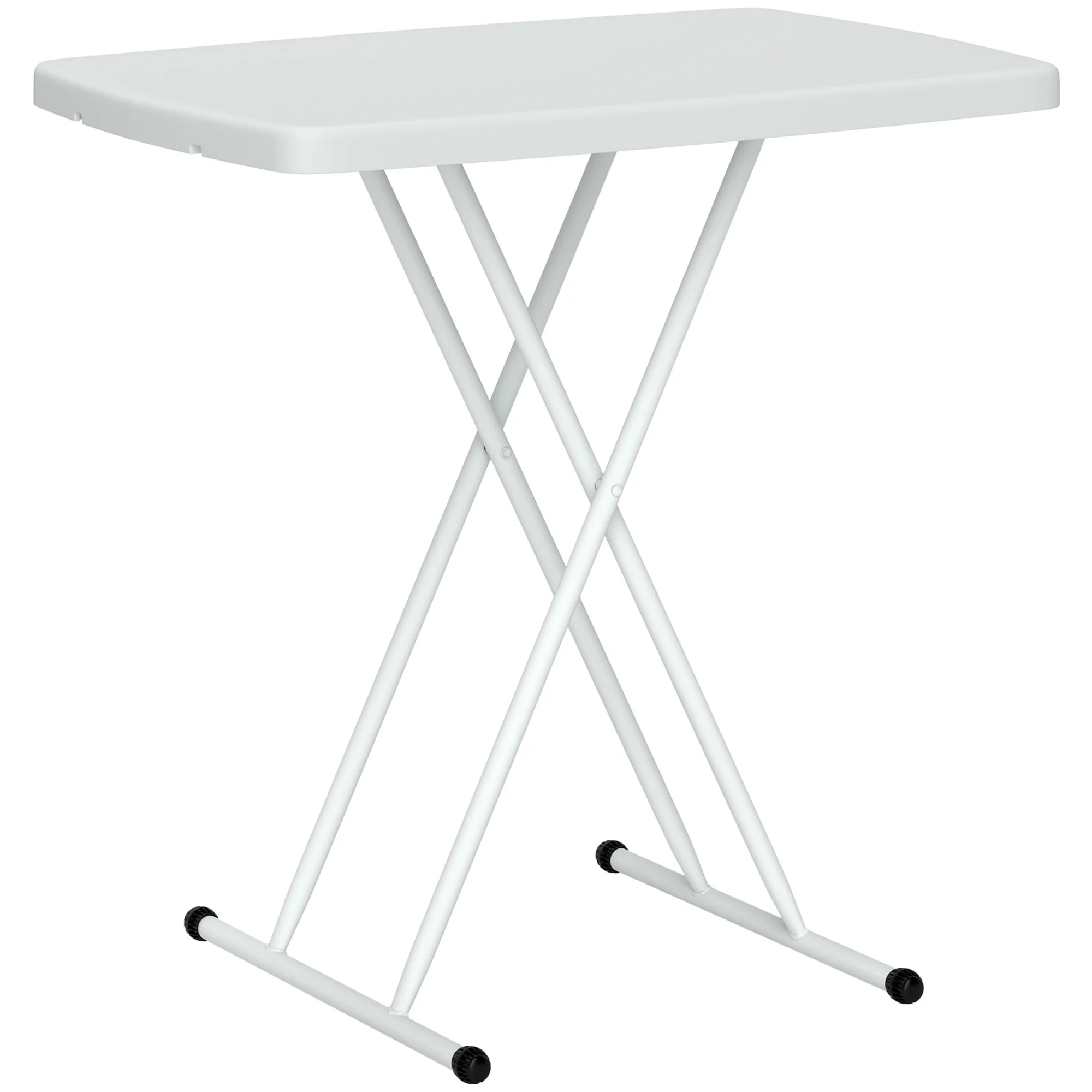 Outsunny Folding Coffee Table, Height Adjustable Bistro Table - Image 10