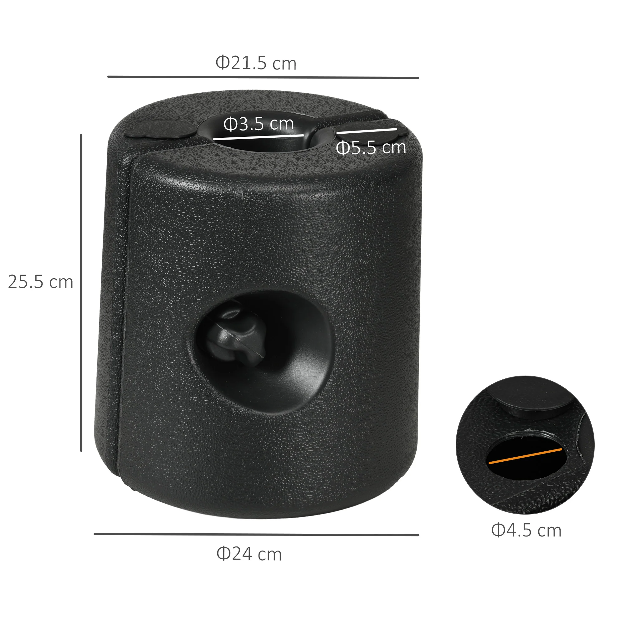 Outsunny Gazebo Weights Set Of 4 For Pop Up Gazebo, 48KG - Image 3