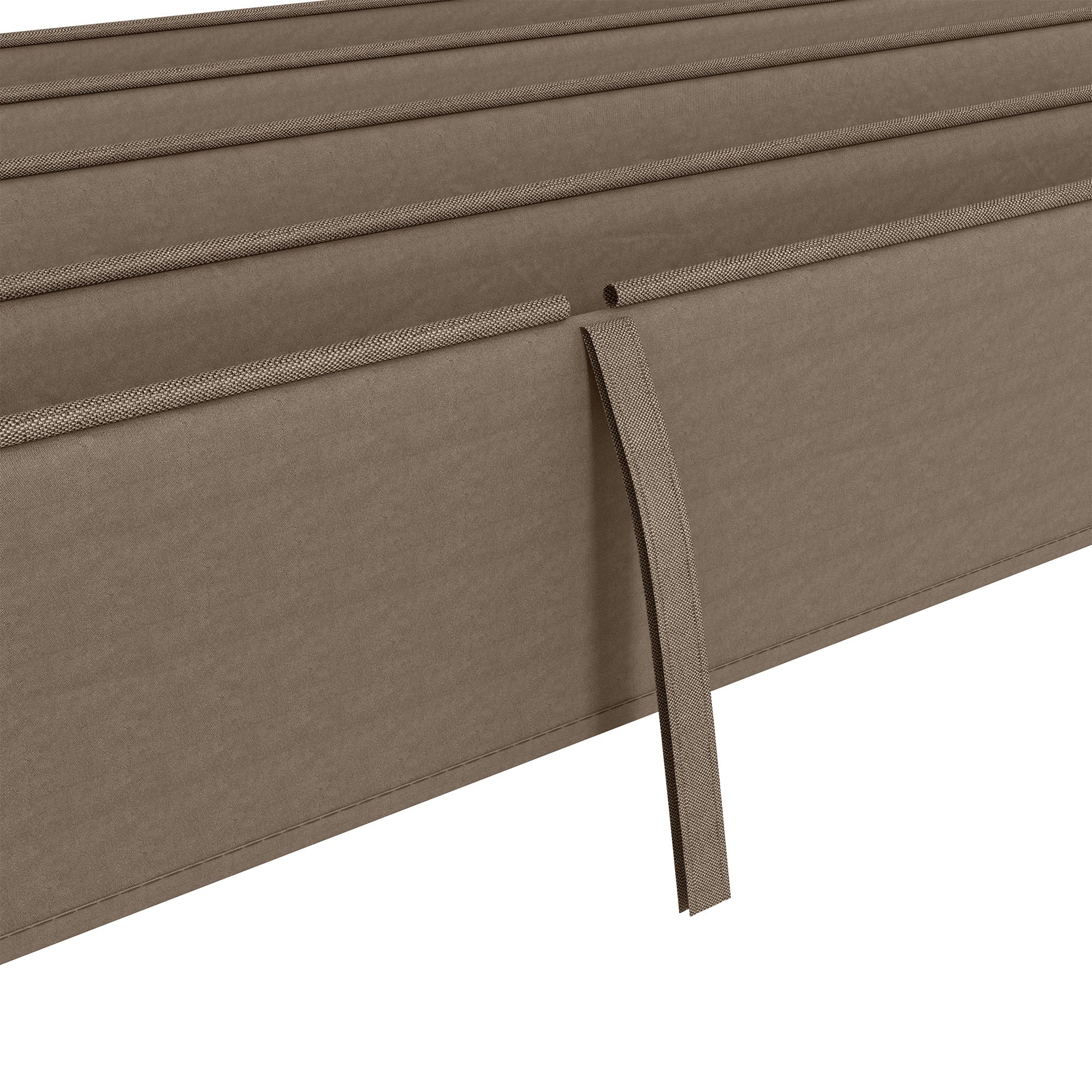 Outsunny Pergola Sun Shade Cover Roof Replacement for 3 x 2.15m Pergola, Coffee - Image 8