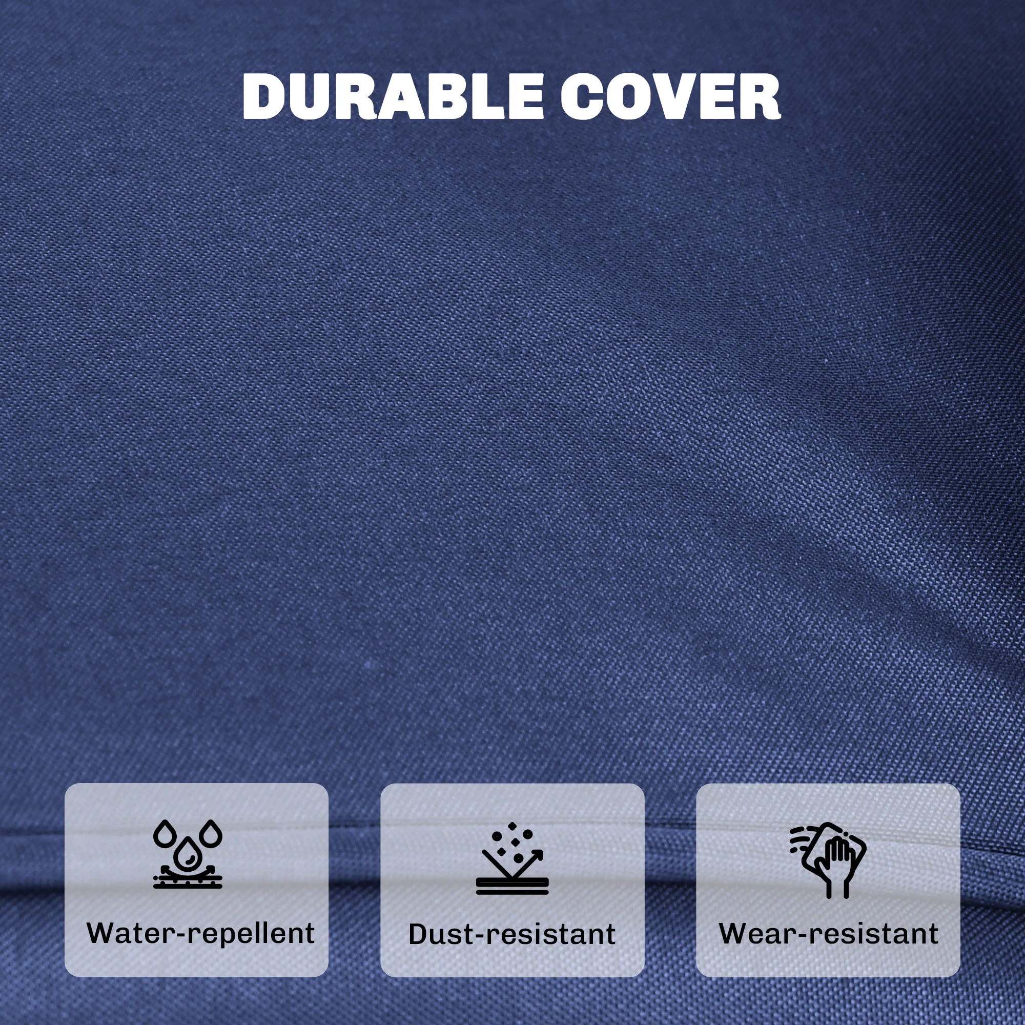 Outsunny Replacement Cushions for Outdoor Furniture Garden Seat Cushion Pad - Image 5