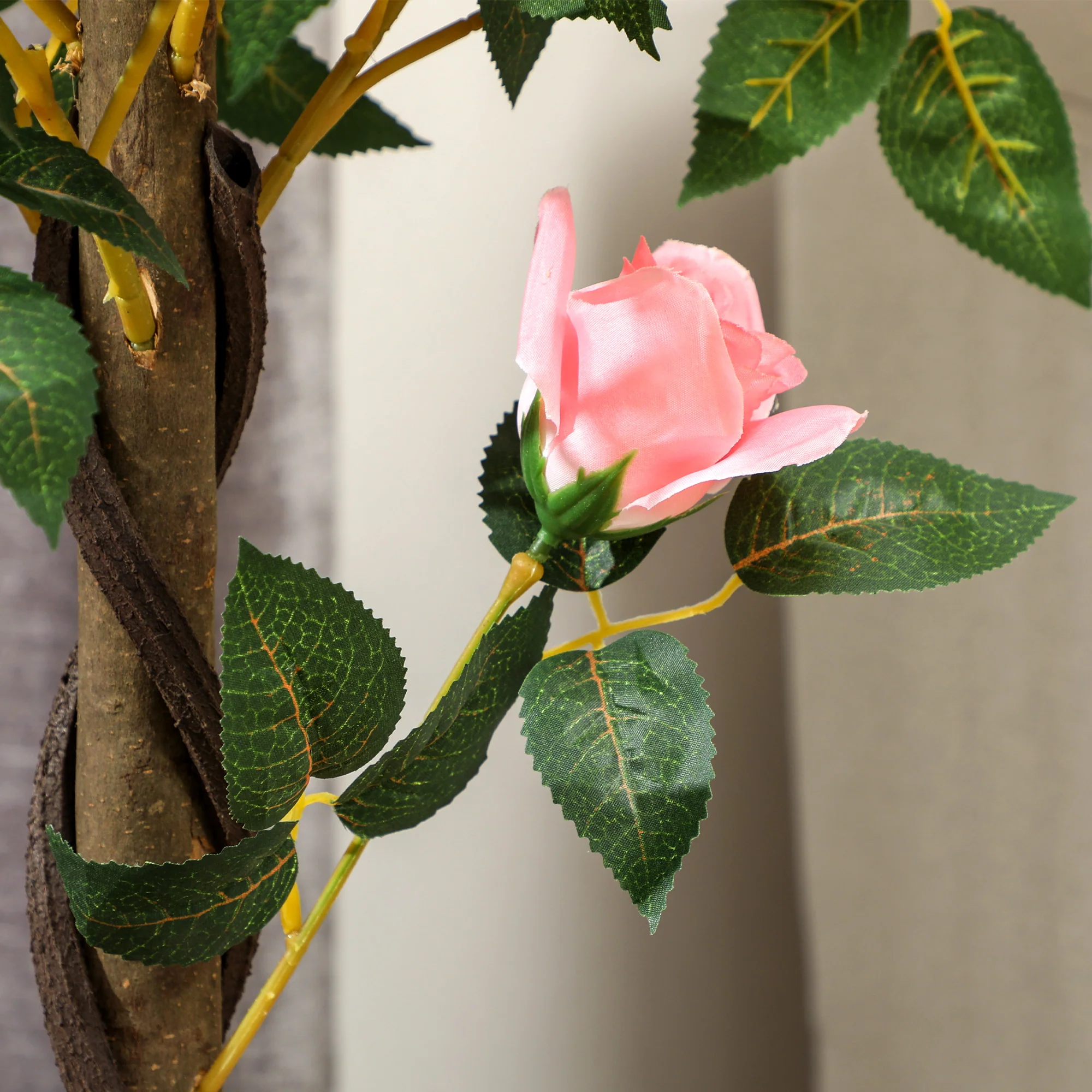 Outsunny Set Of 2 90cm Artificial Rose Tree, Fake Decorative Plant - Image 35