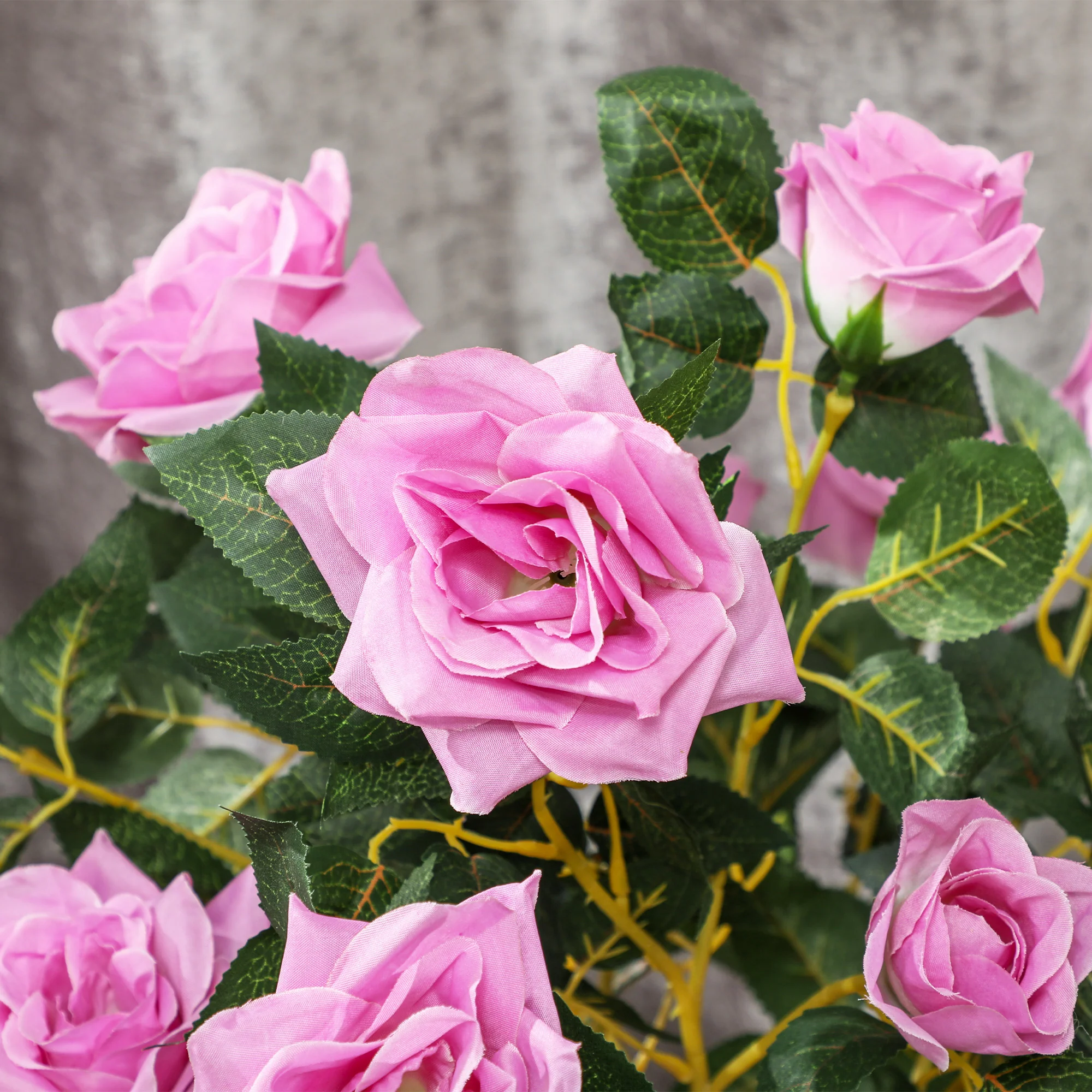 Outsunny Set Of 2 90cm Artificial Rose Tree, Fake Decorative Plant - Image 52