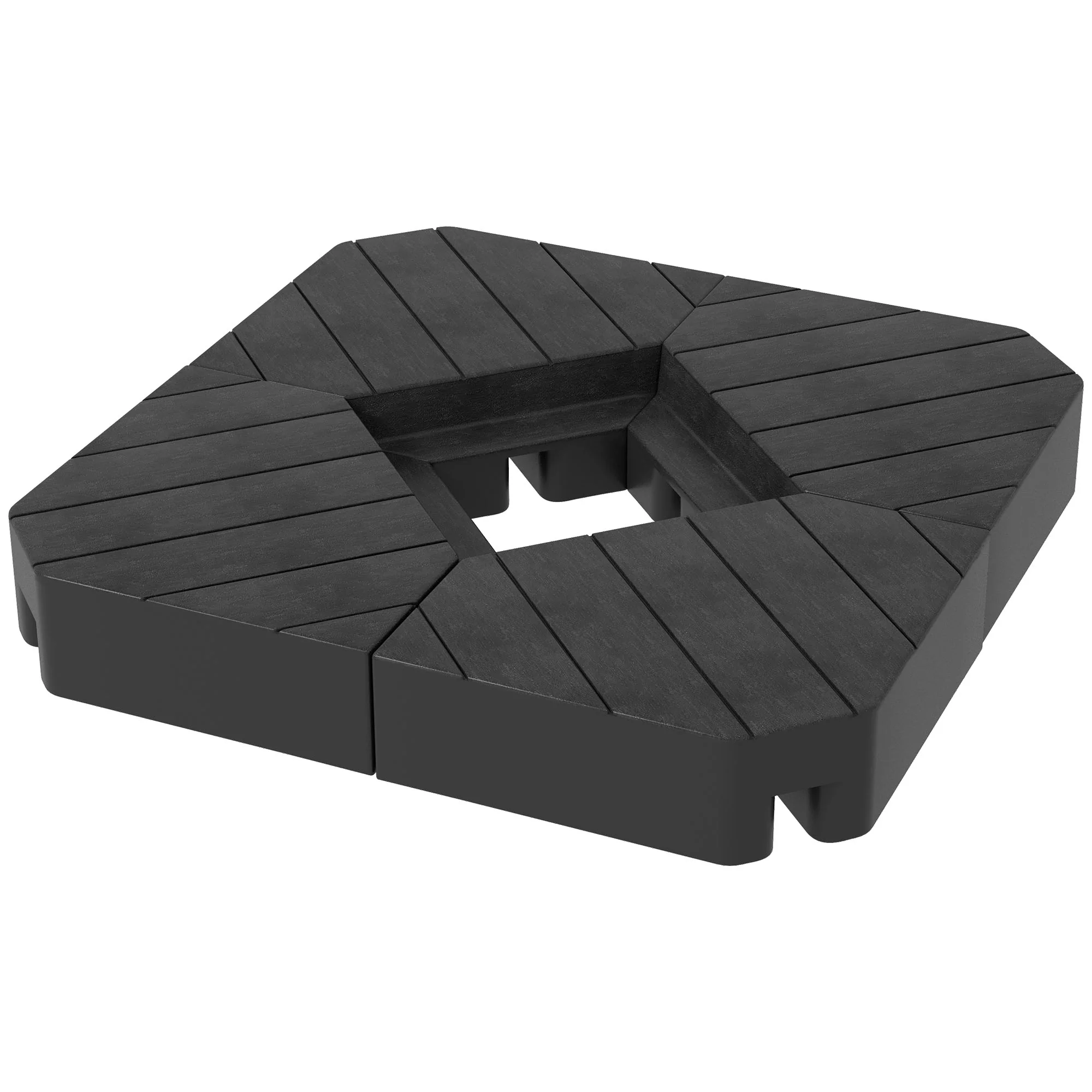Outsunny Umbrella Weights For Offset Parasols, 80kg Sand Or 60kg Water Filled