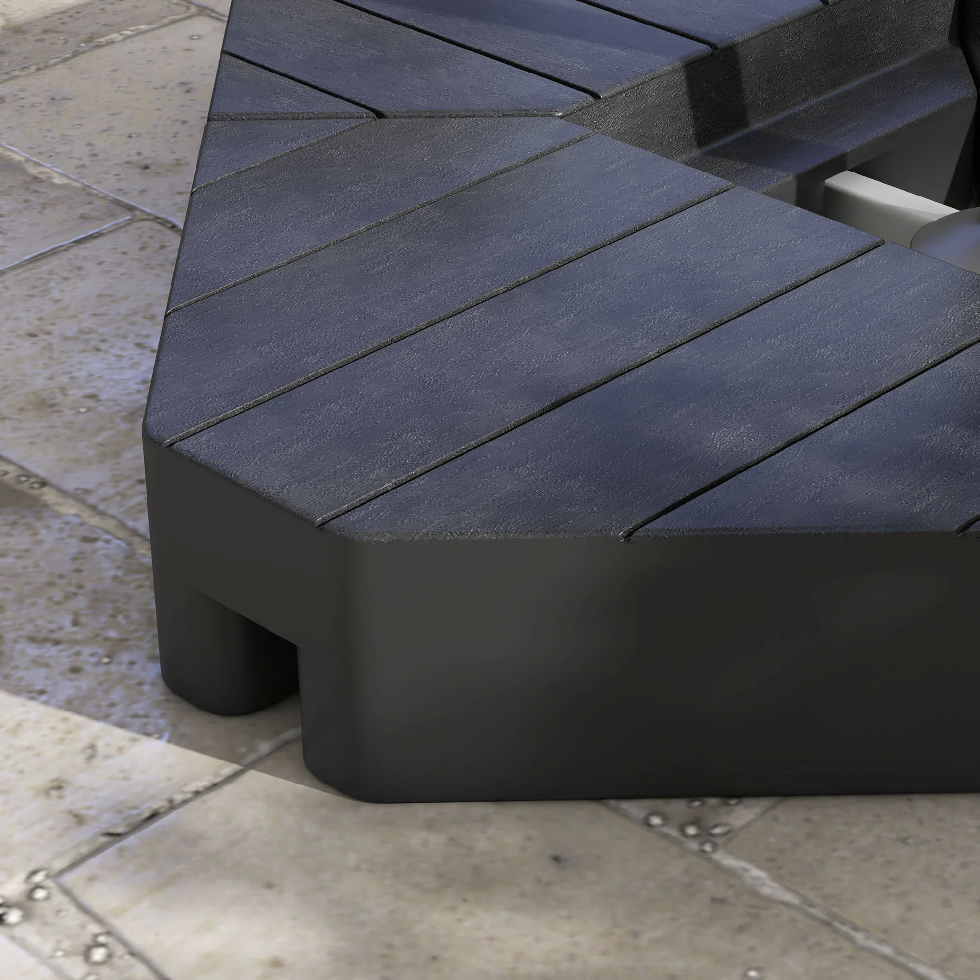 Outsunny Umbrella Weights For Offset Parasols, 80kg Sand Or 60kg Water Filled - Image 8