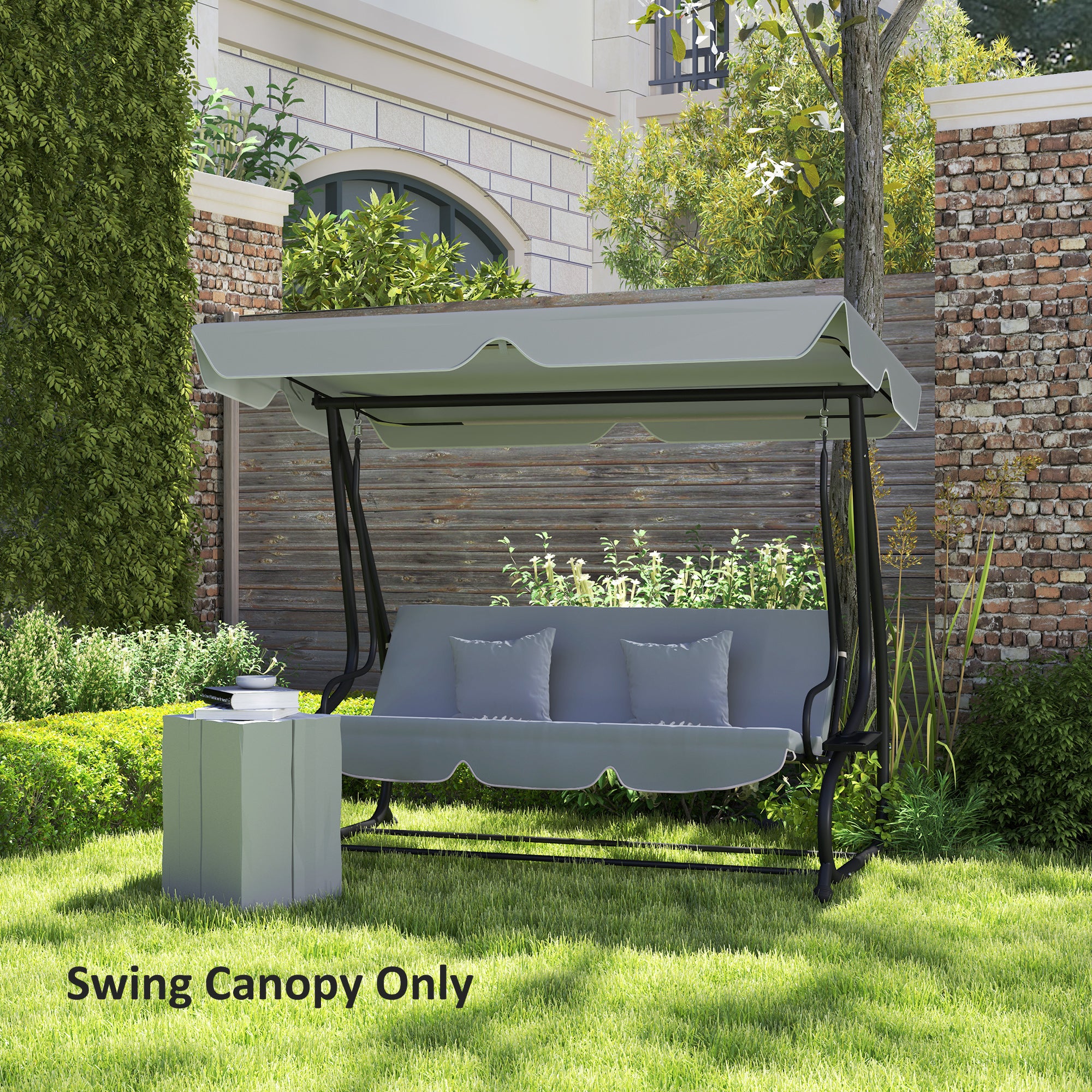 Outsunny Waterproof Garden Swing Canopy Replacement 3 Seater - Image 15