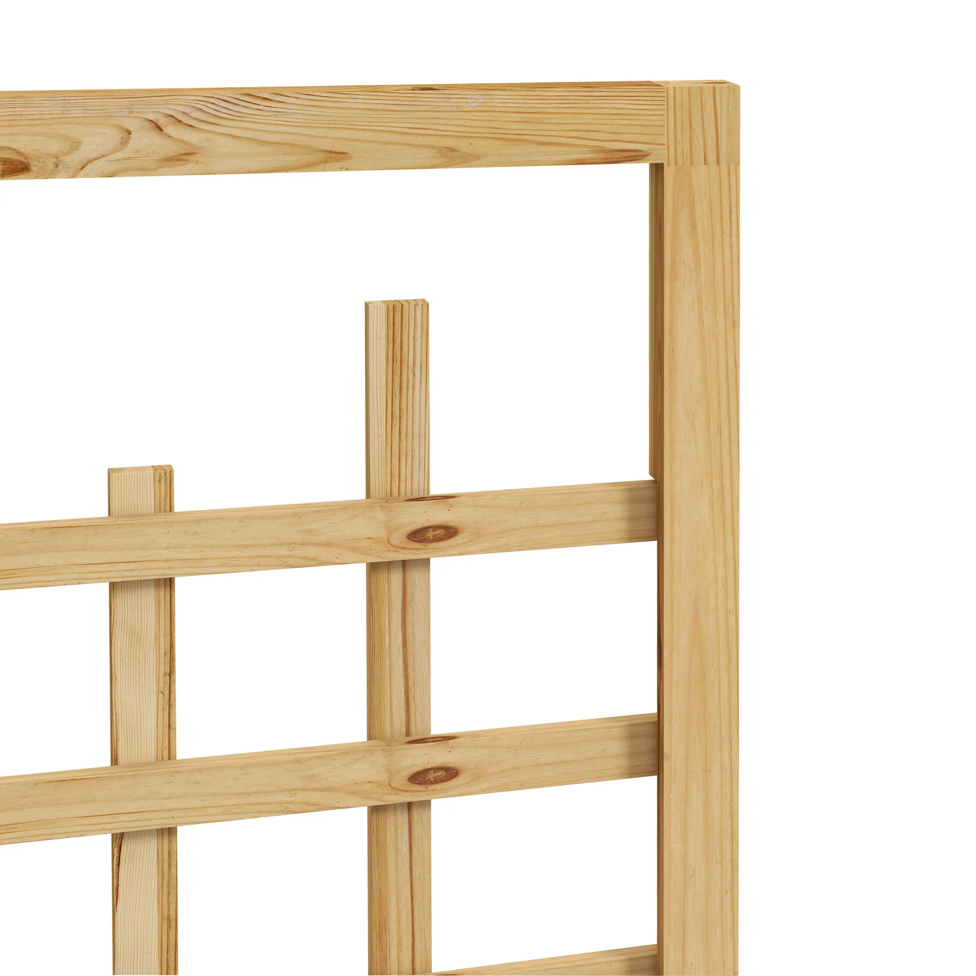 Outsunny Wooden Trellis Planter, Raised Garden Bed with Wheels and Bed Liner - Image 7