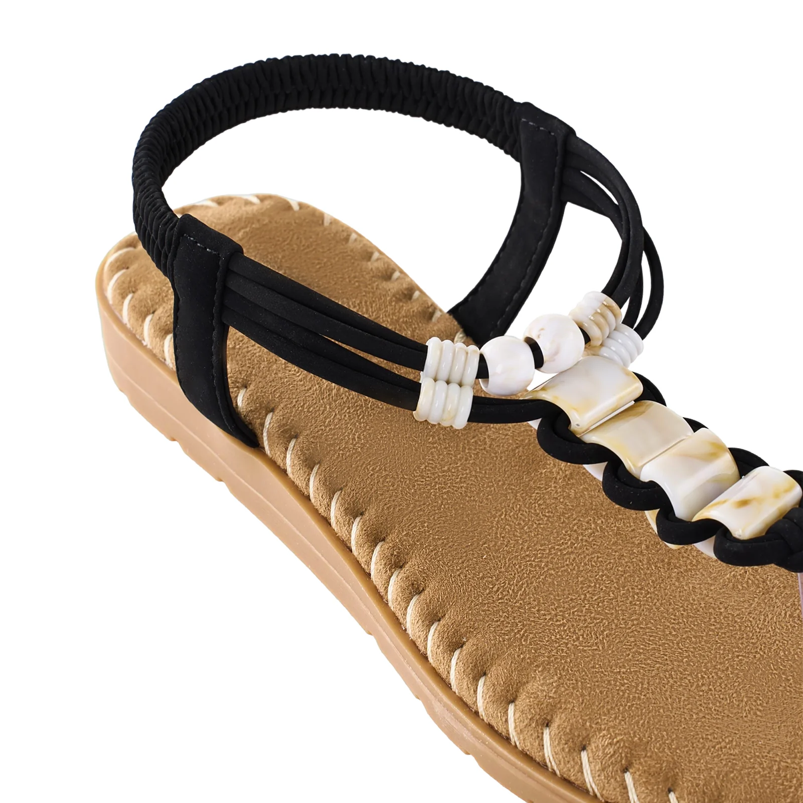 Pair of Casual Bohemian Flip-Flop Sandals - Image 6