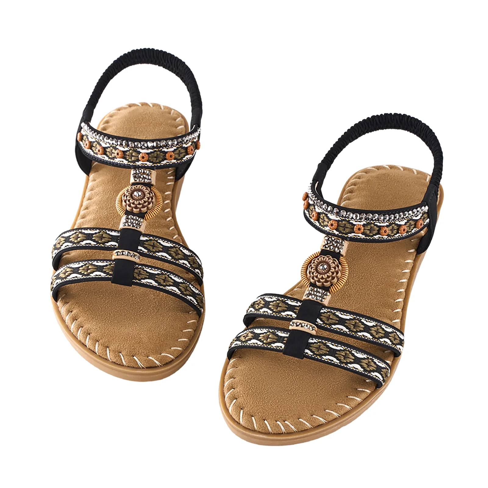 Pair of Casual Bohemian Sandals