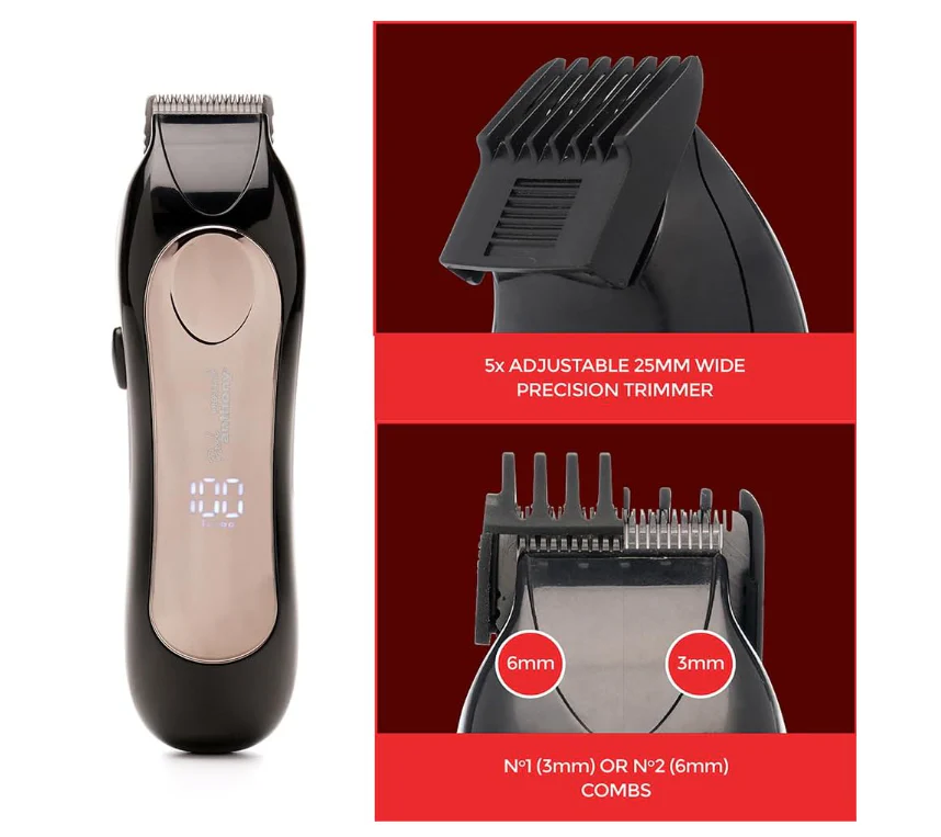 Paul Anthony Pro Series T3 Usb Beard And Neckline Trimmer - Image 3