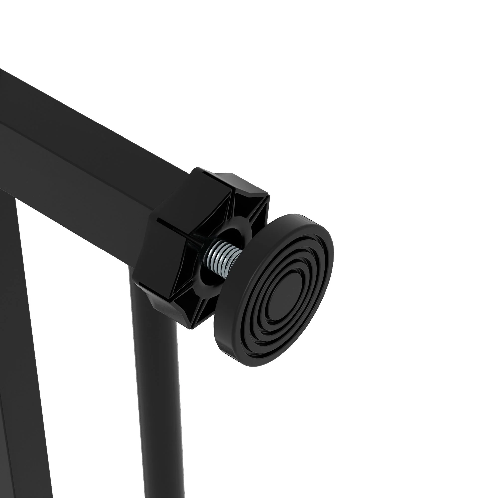 PawHut Adjustable Safety Gate w/ 1 Extensions and Four Adjustable Screws, Black - Image 9