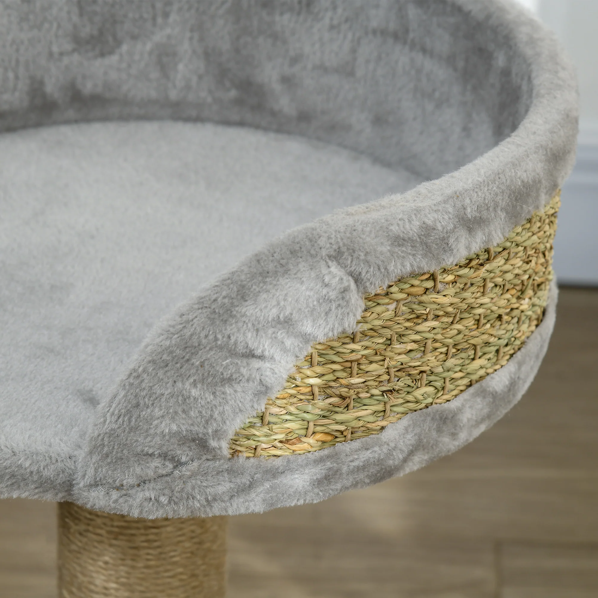 PawHut Cat Tree Tower Activity Centre With Scratching Posts - Image 7