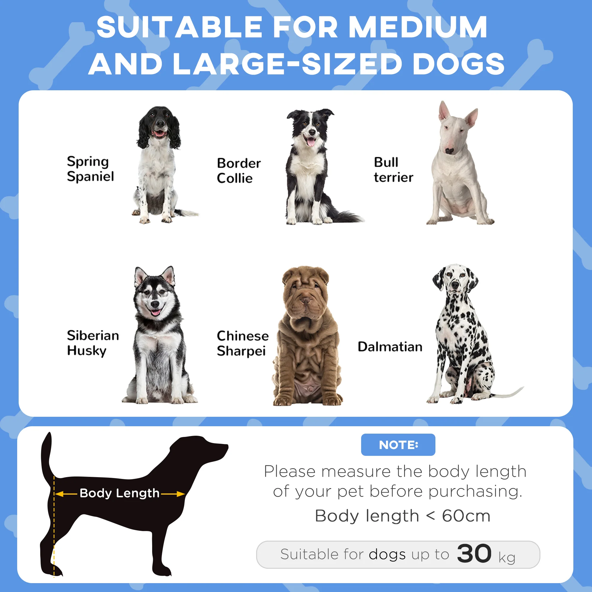 PawHut Cooling Raised Dog Bed w/ Breathable Mesh, Dark Blue - Image 12