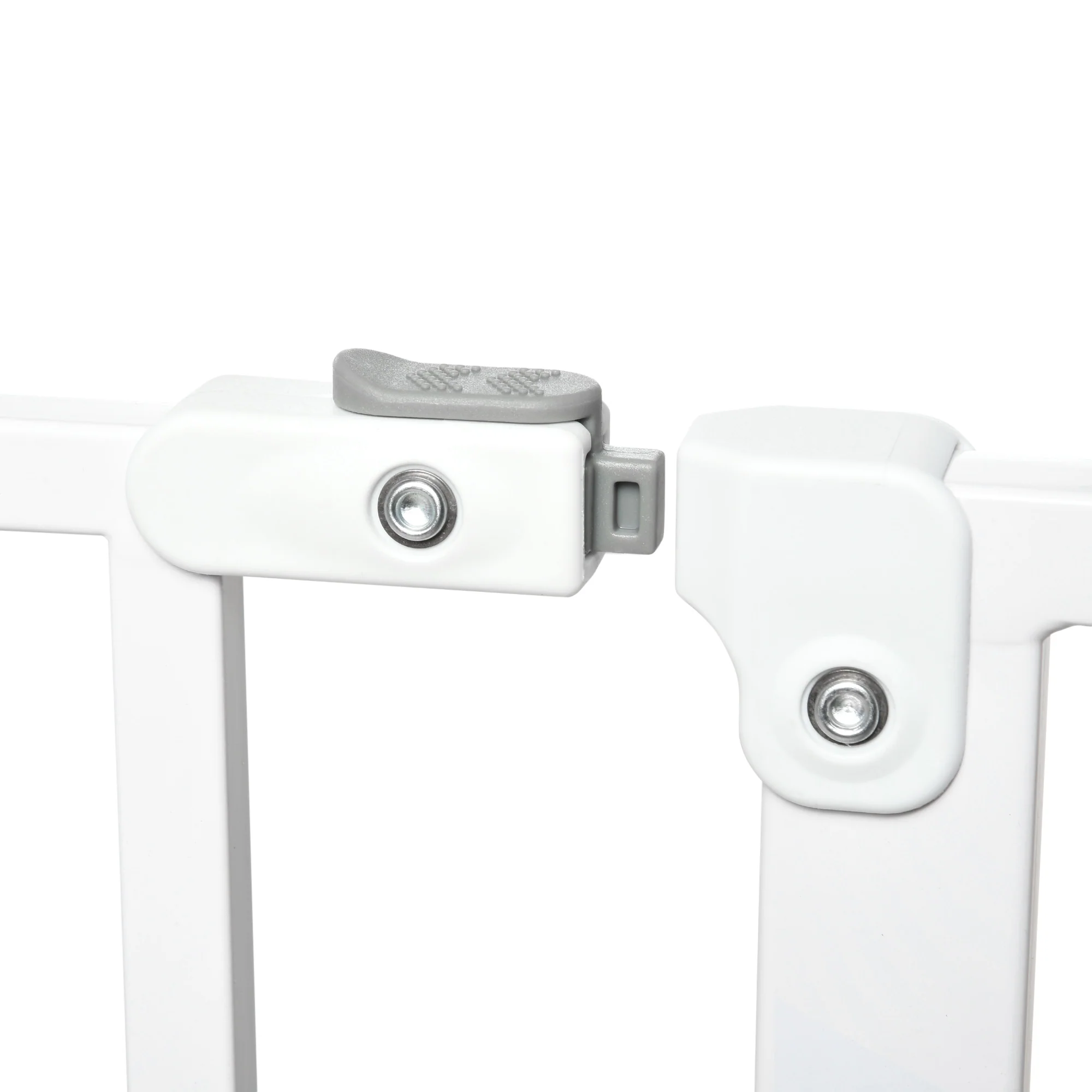 PawHut Dog Gate Wide Stair Gate W/ Door Pressure Fit, 75-95W Cm, White - Image 8