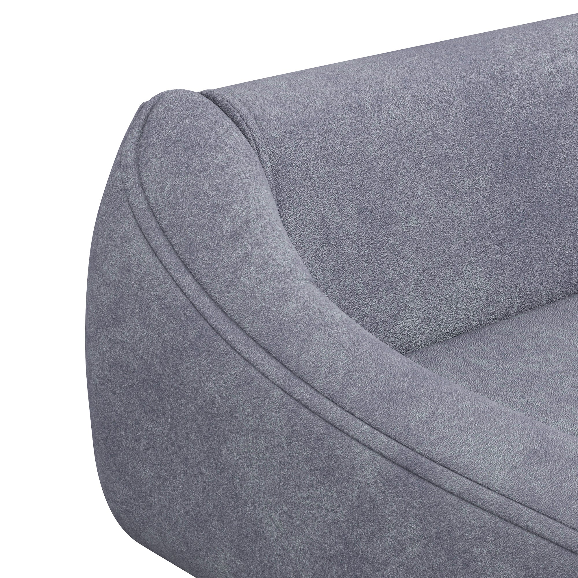 PawHut Dog Sofa Bed Raised Couch with Wooden Frame and Soft Cushion, Grey - Image 8