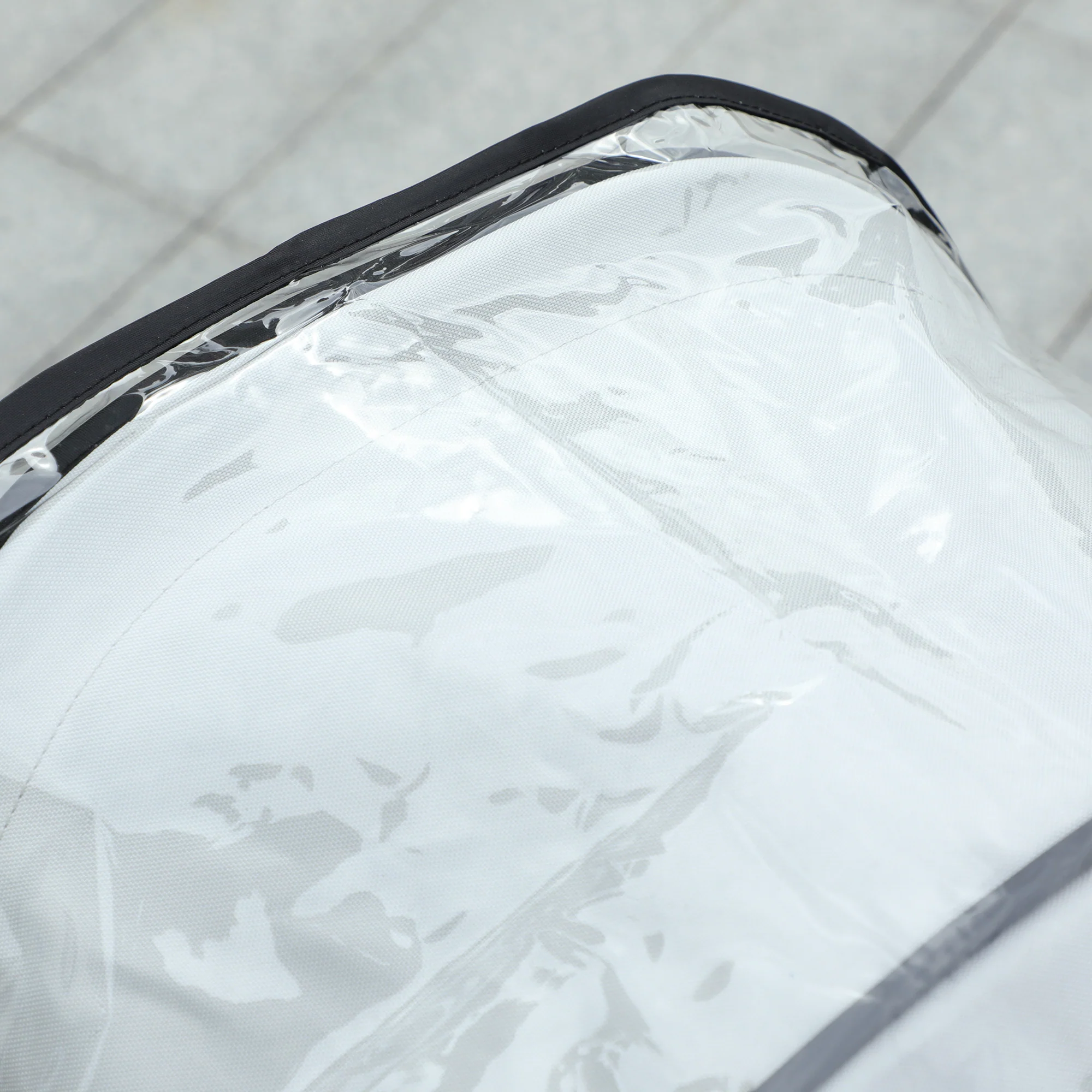 PawHut Dog Stroller Rain Cover w/ Rear Entry, Cover, for Dog Pram - Image 8
