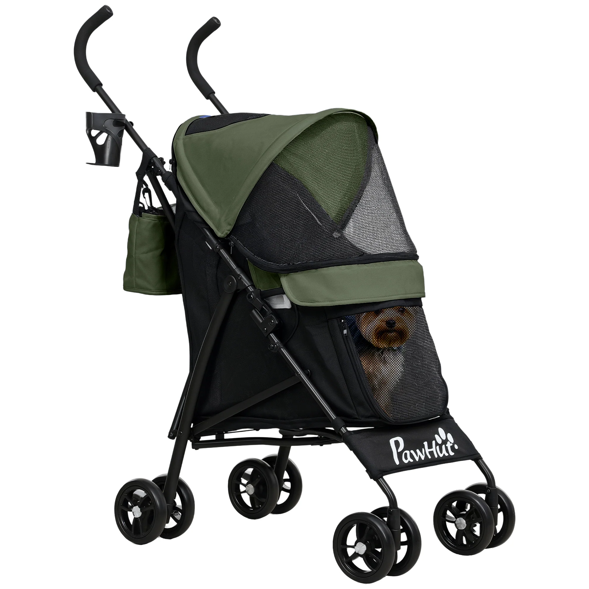 PawHut Lightweight Foldable Dog Stroller for Mini Dogs - Image 10