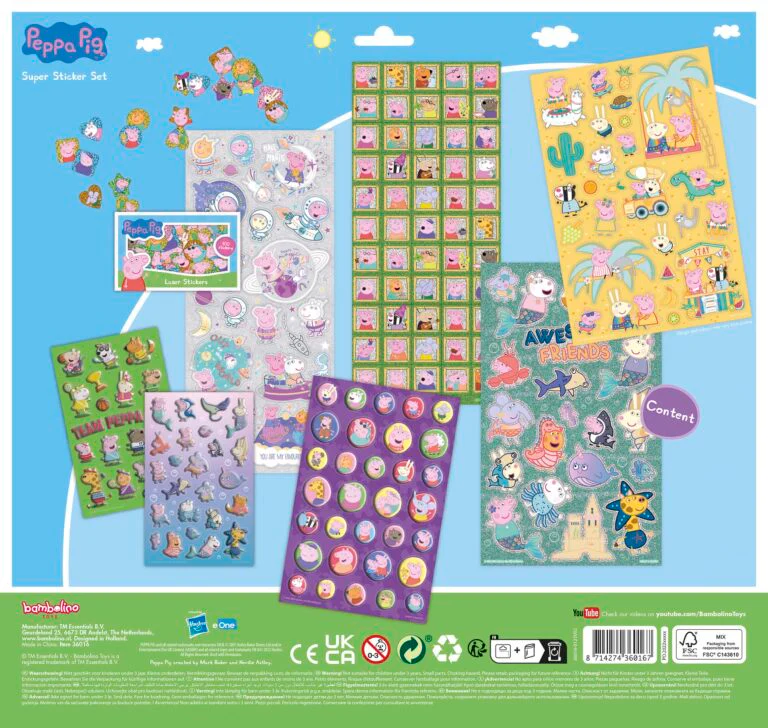 Peppa Super Sticker Set - Image 2