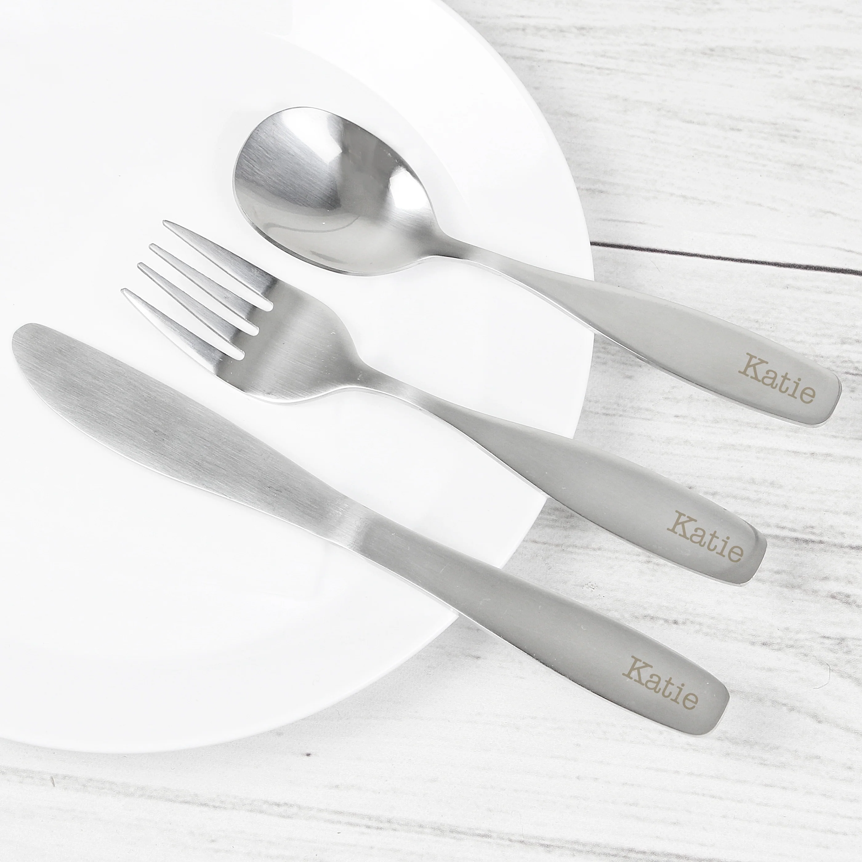 Personalised 3 Piece Cutlery Set - Image 4