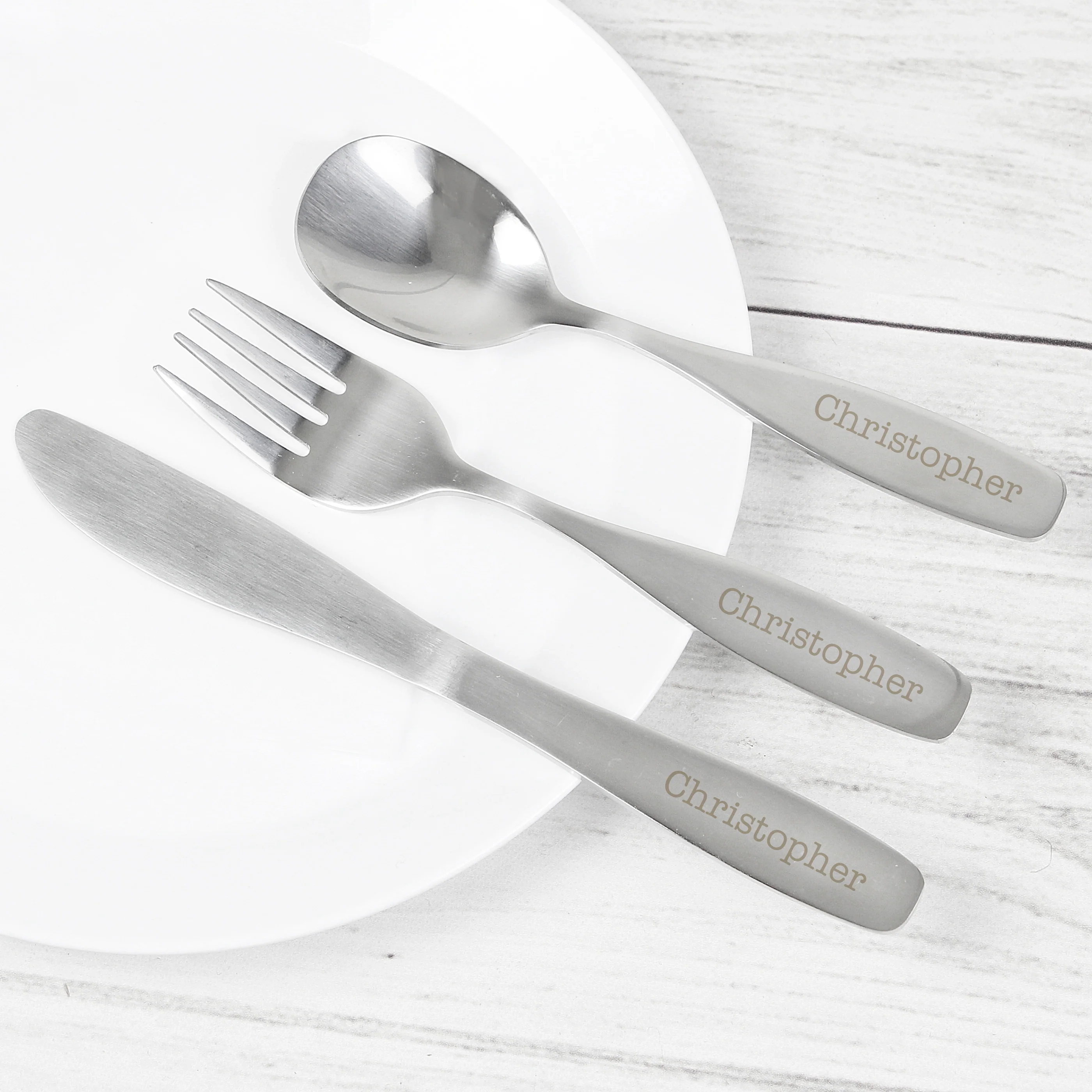 Personalised 3 Piece Cutlery Set - Image 5
