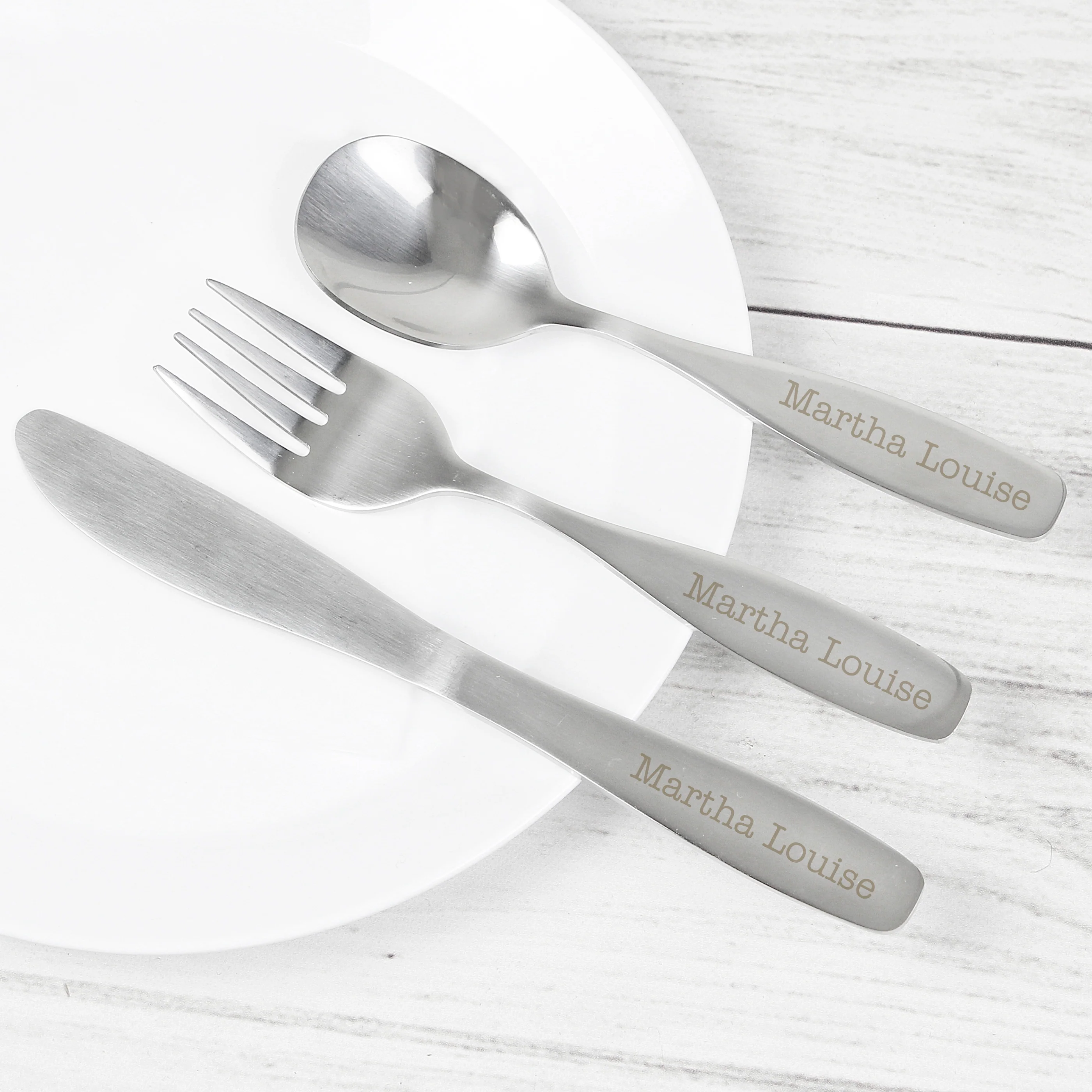 Personalised 3 Piece Cutlery Set - Image 6