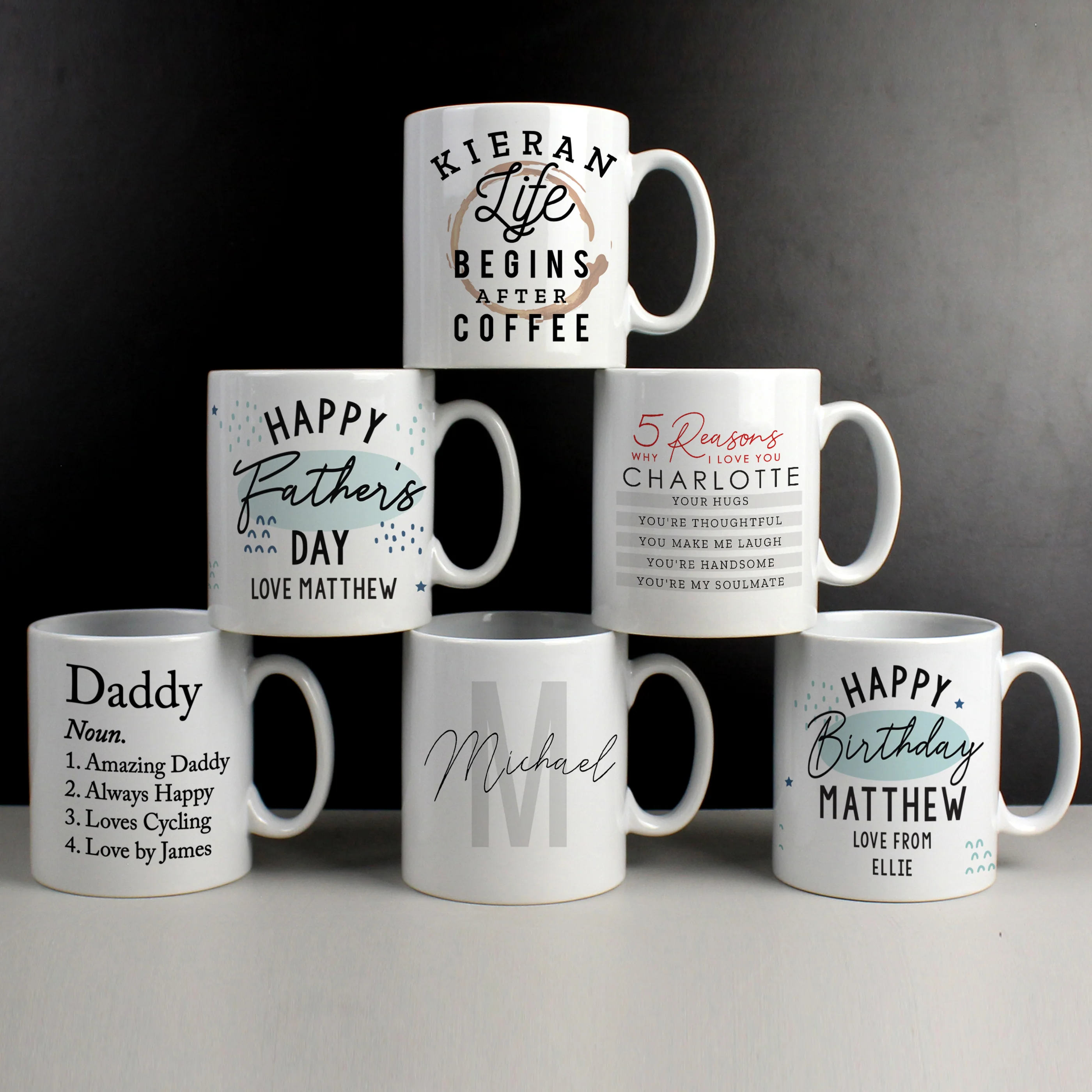 Personalised 5 Reasons Why Mug - Image 4