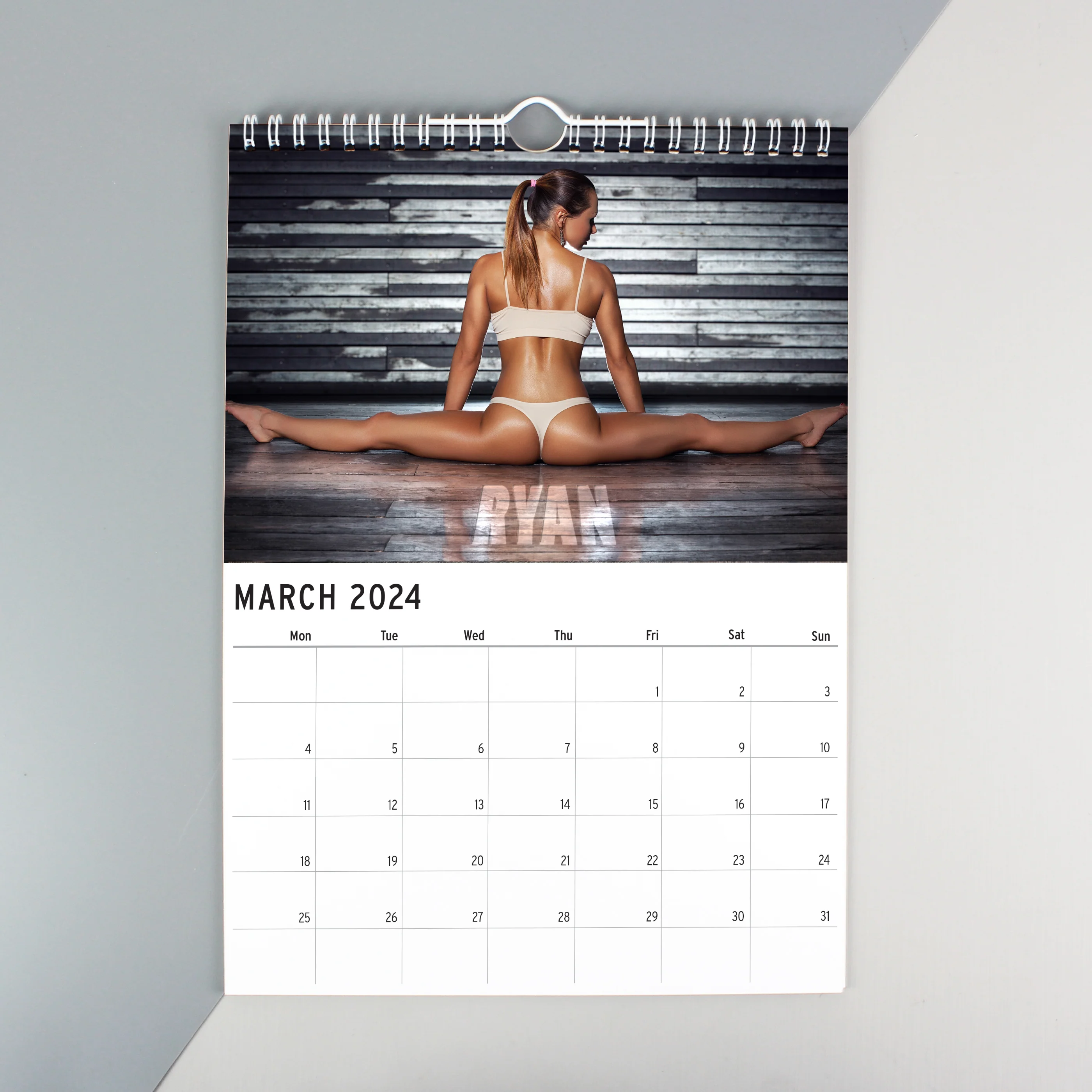 Personalised A4 Hot Chicks Calendar - Image 7