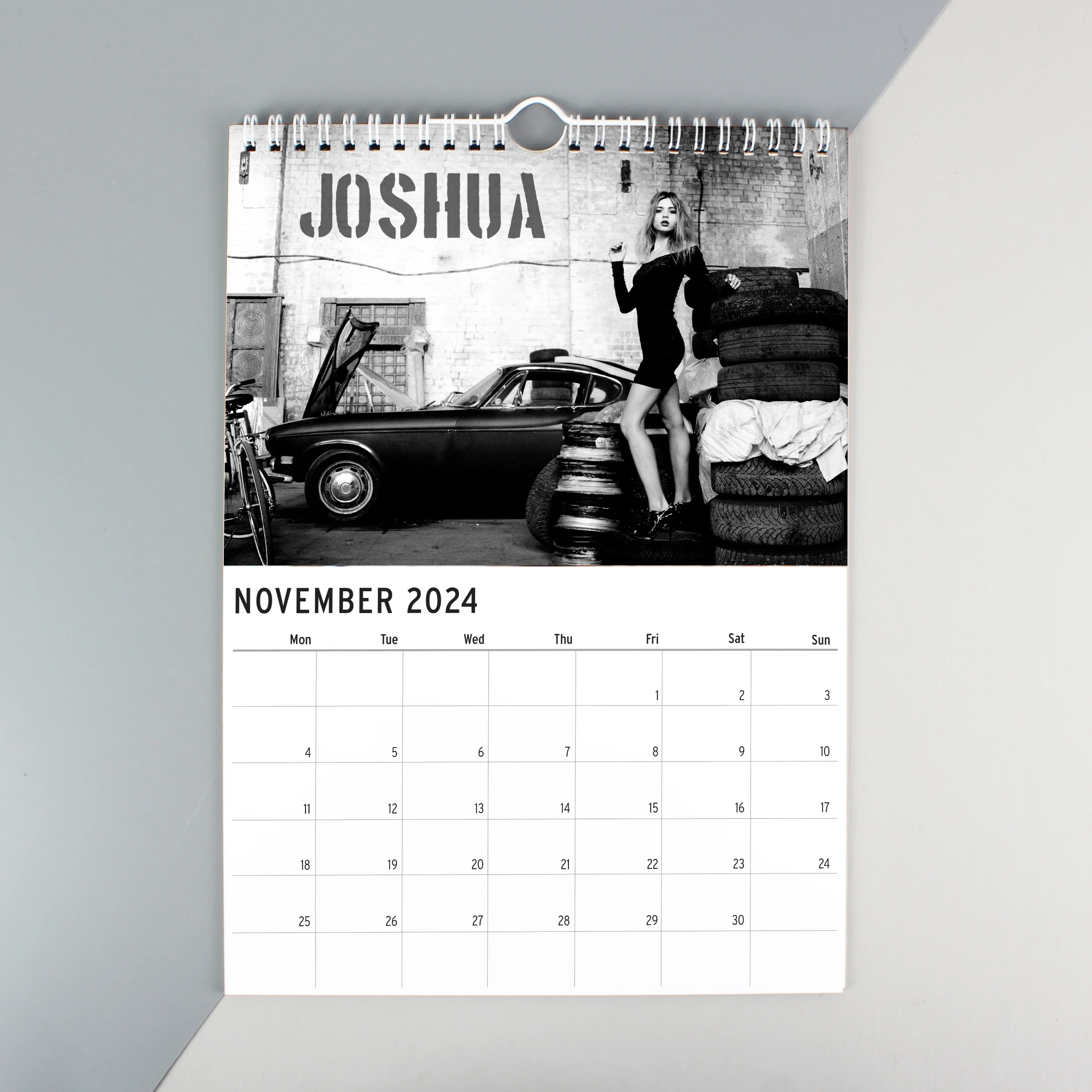 Personalised A4 Hot Chicks Calendar - Image 8